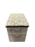 Steelcase Tan Cushioned Metal 2 Drawer Small Filing Cabinet On Wheels