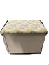 Steelcase Tan Cushioned Metal 2 Drawer Small Filing Cabinet On Wheels