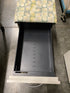 Steelcase Tan Cushioned Metal 2 Drawer Small Filing Cabinet On Wheels