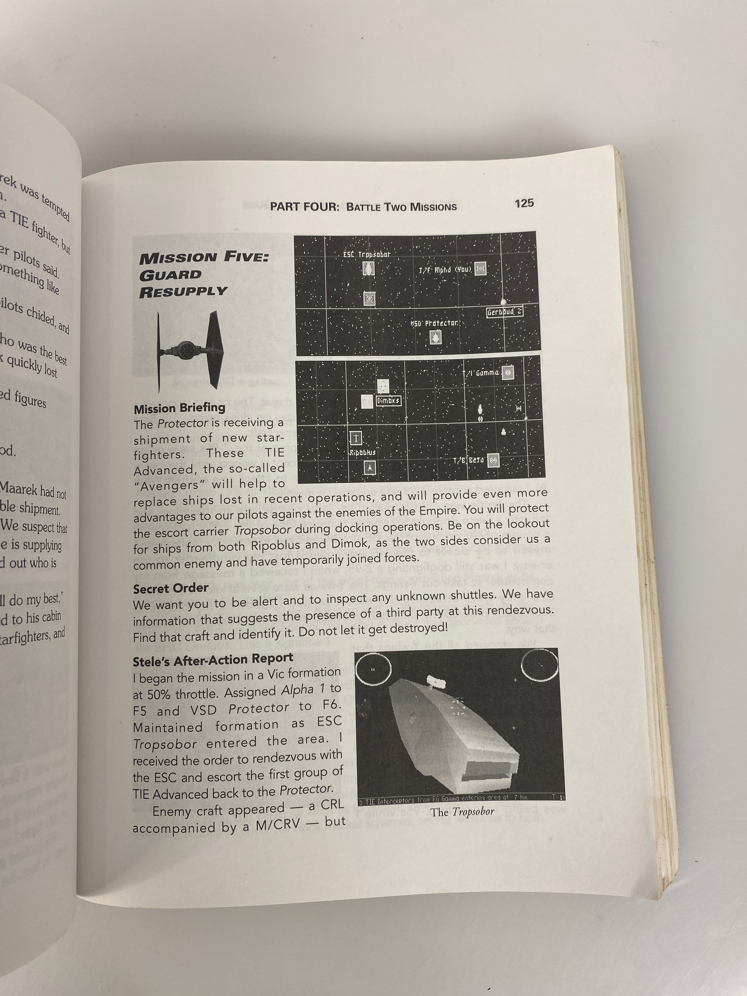 Star Wars Tie Fighter Official Strategy Guide 1994