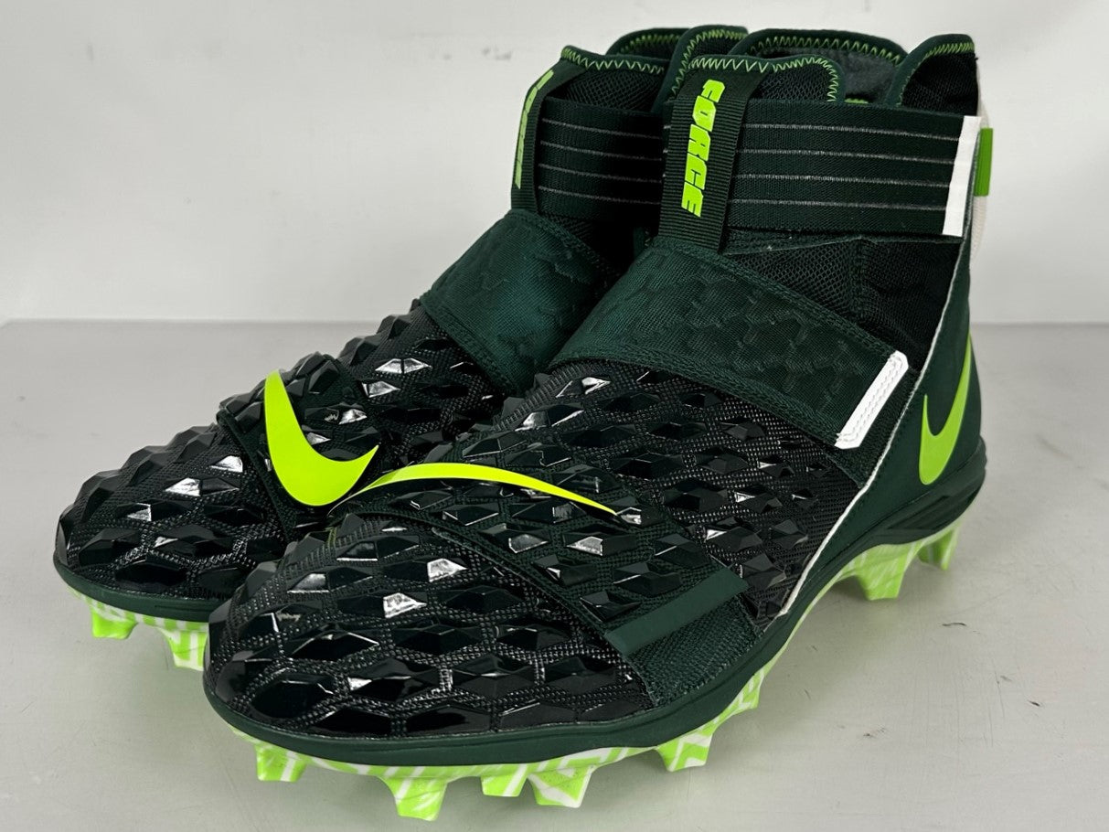 Nike Dark Green Force Savage Elite 2 TD SMU P Football Cleats Men's Size 17