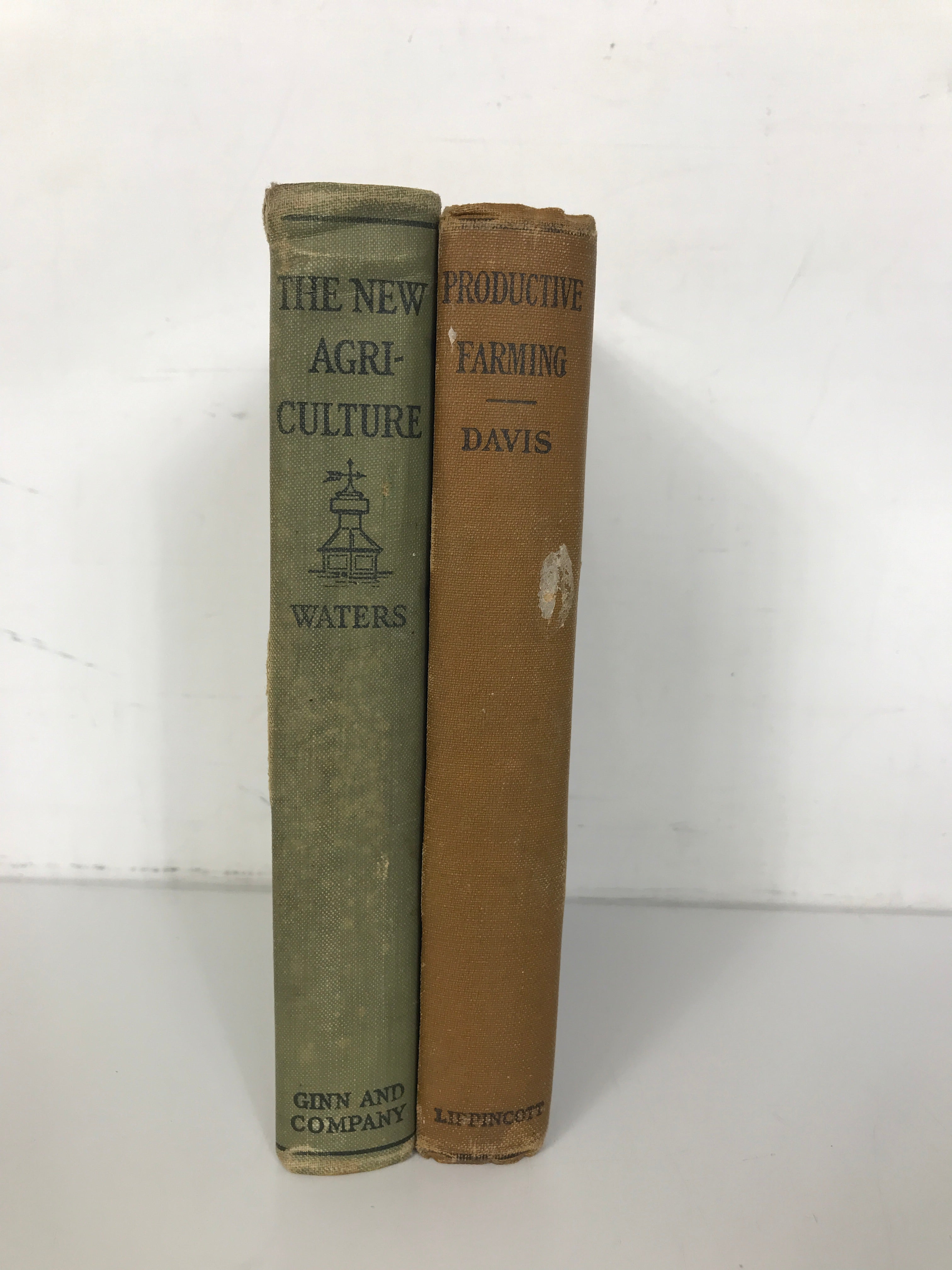 Lot of 2 Farming Texts: Productive Farming 1922/The New Agriculture 1924 HC