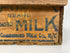 Antique Wooden LEADER BRAND MILK Crate