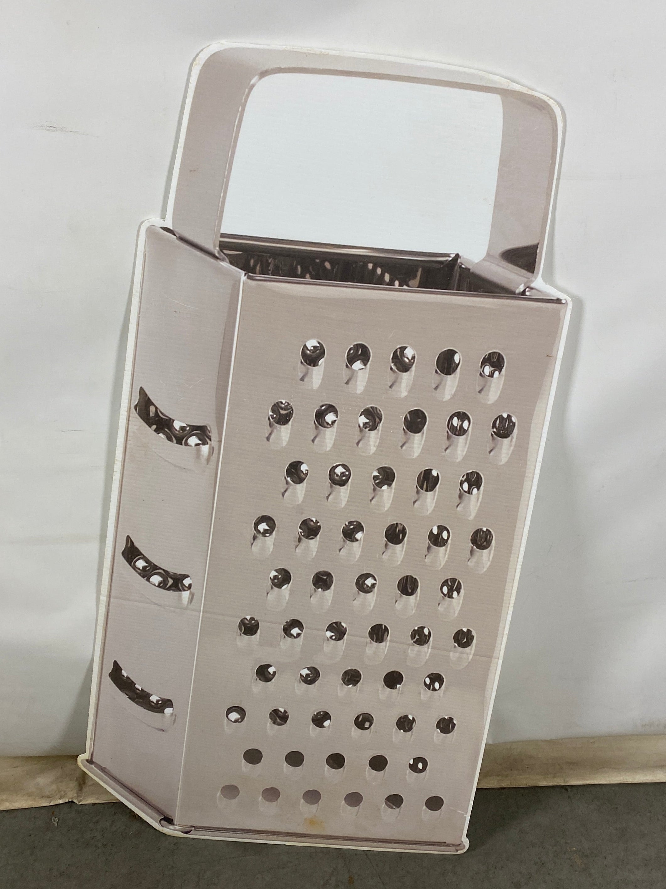 "Cheese Grater" Cardboard Cut Out