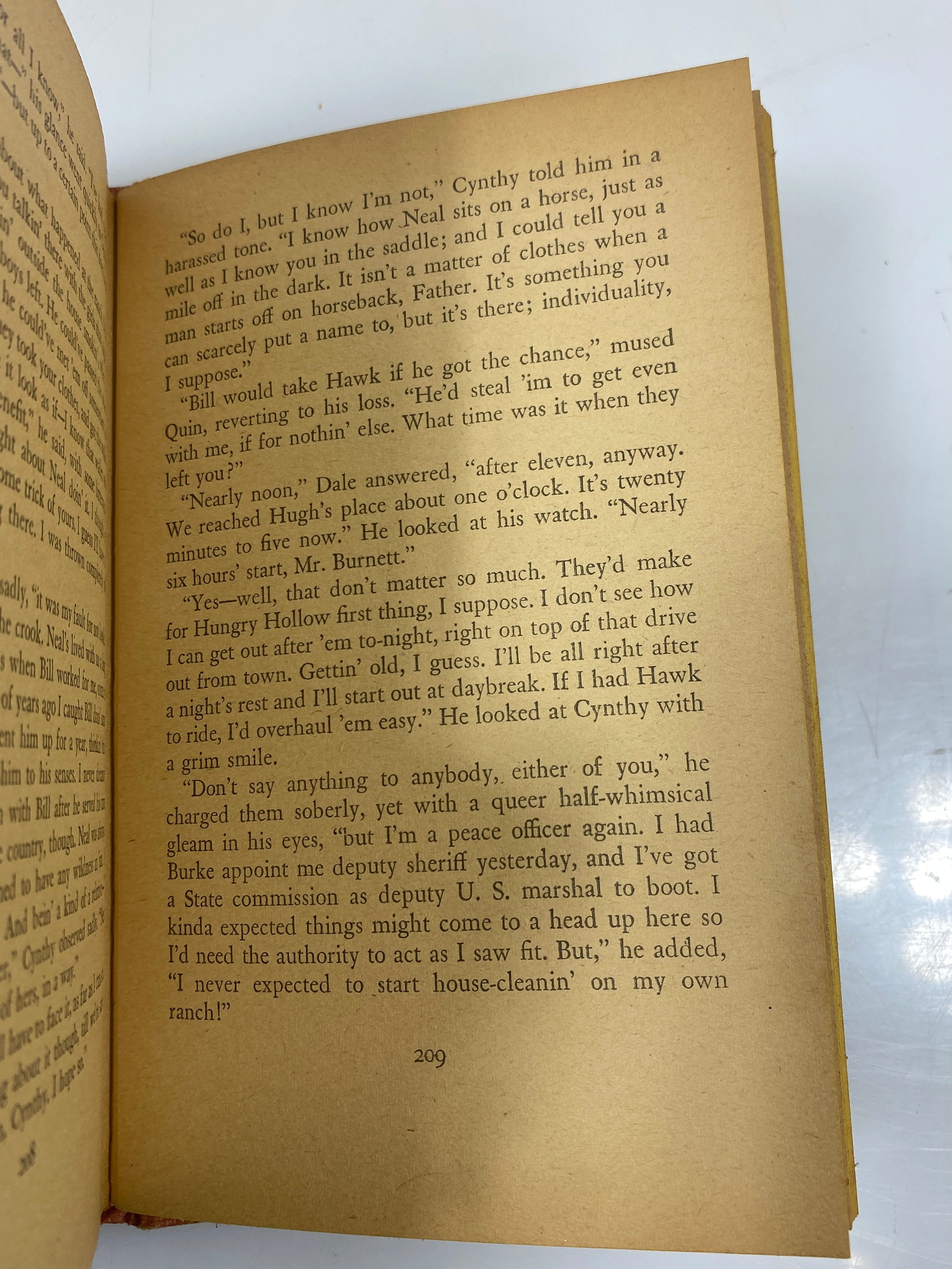 Fool's Goal B.M. Bower Triangle Books 1947 HCDJ