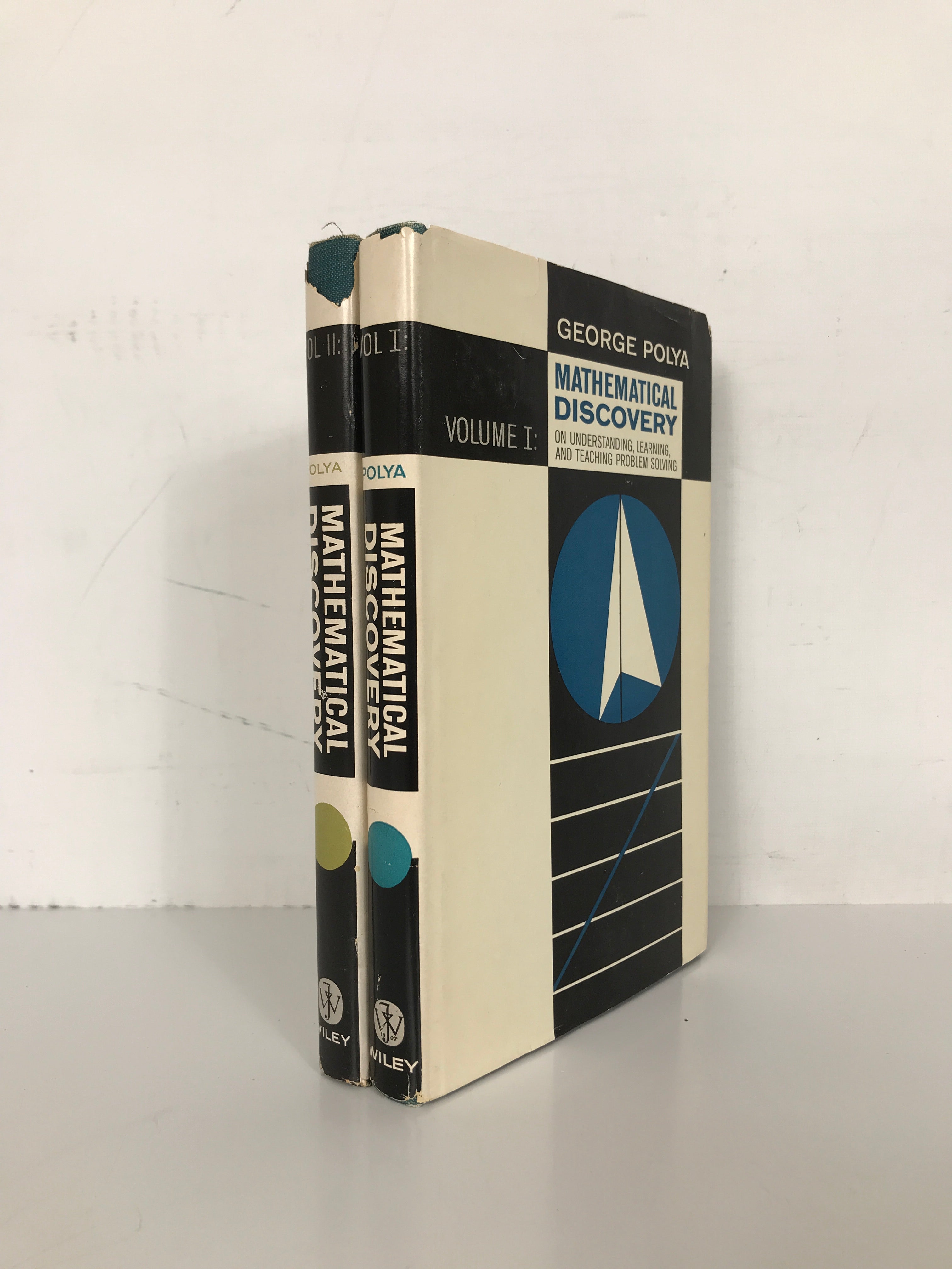 Mathematical Discovery by George Polya 2 Volume Set 1962-1965 HC DJ
