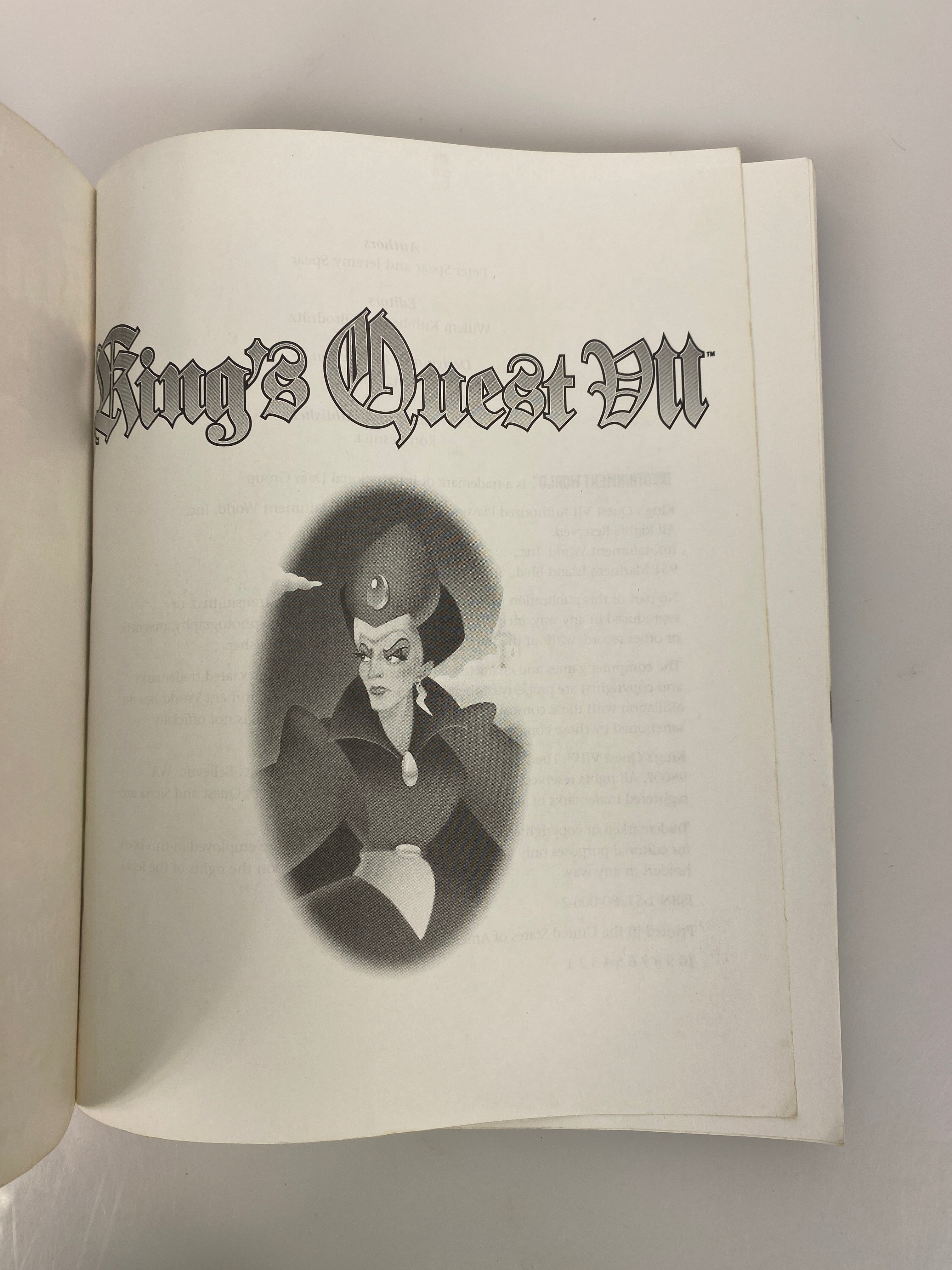 King's Quest 7 VII Princeless Bride Authorized Strategy Guide 1994