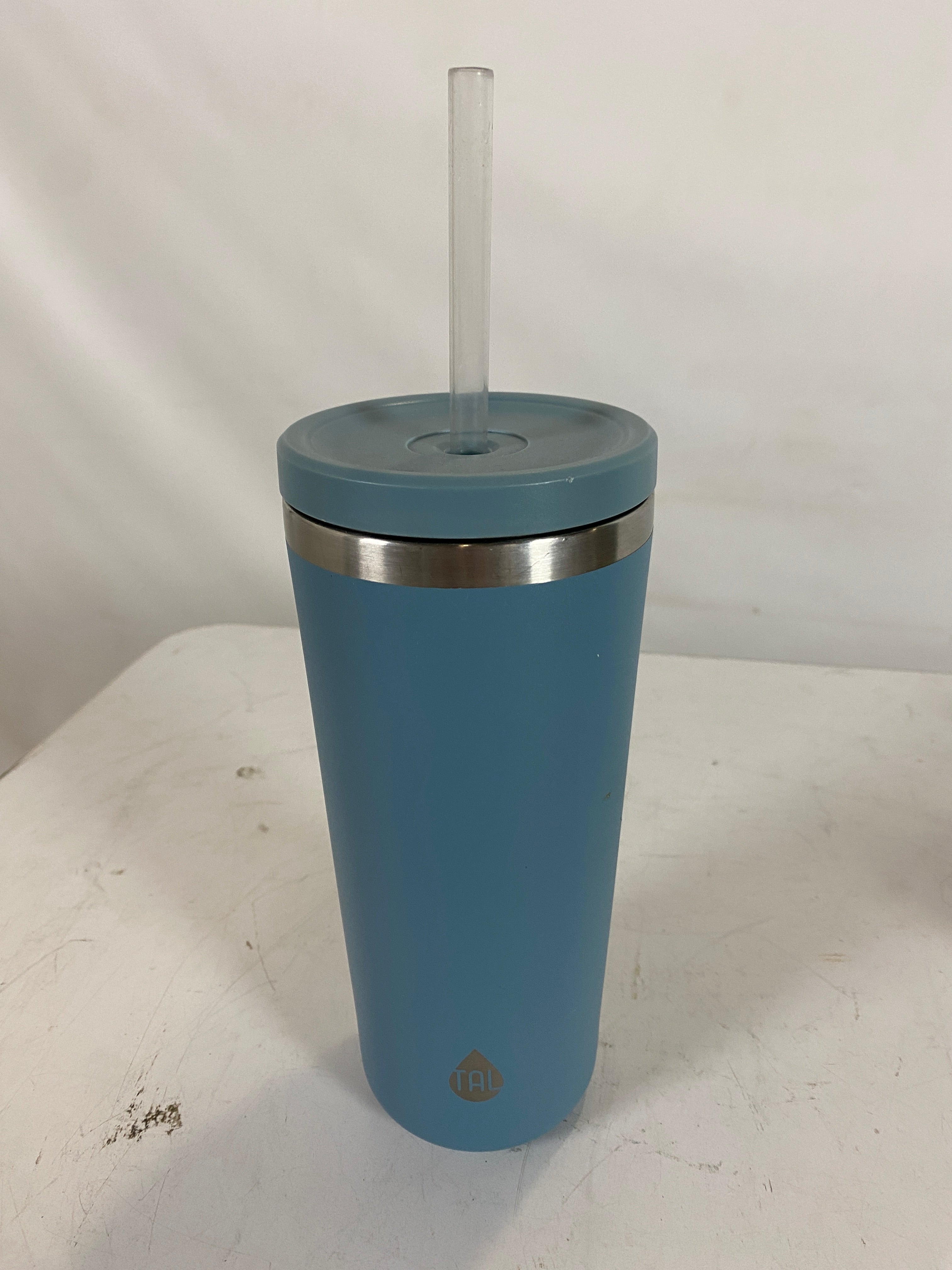 Tal Blue Grey Stainless Steel Cup