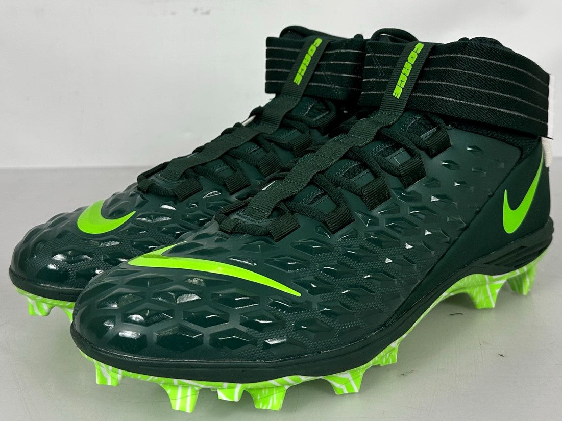 Nike Dark Green Force Savage Pro 2 SMU P Football Cleats Men's Size 16