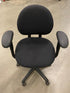 Steelcase Black Cushioned Adjustable Office Chair