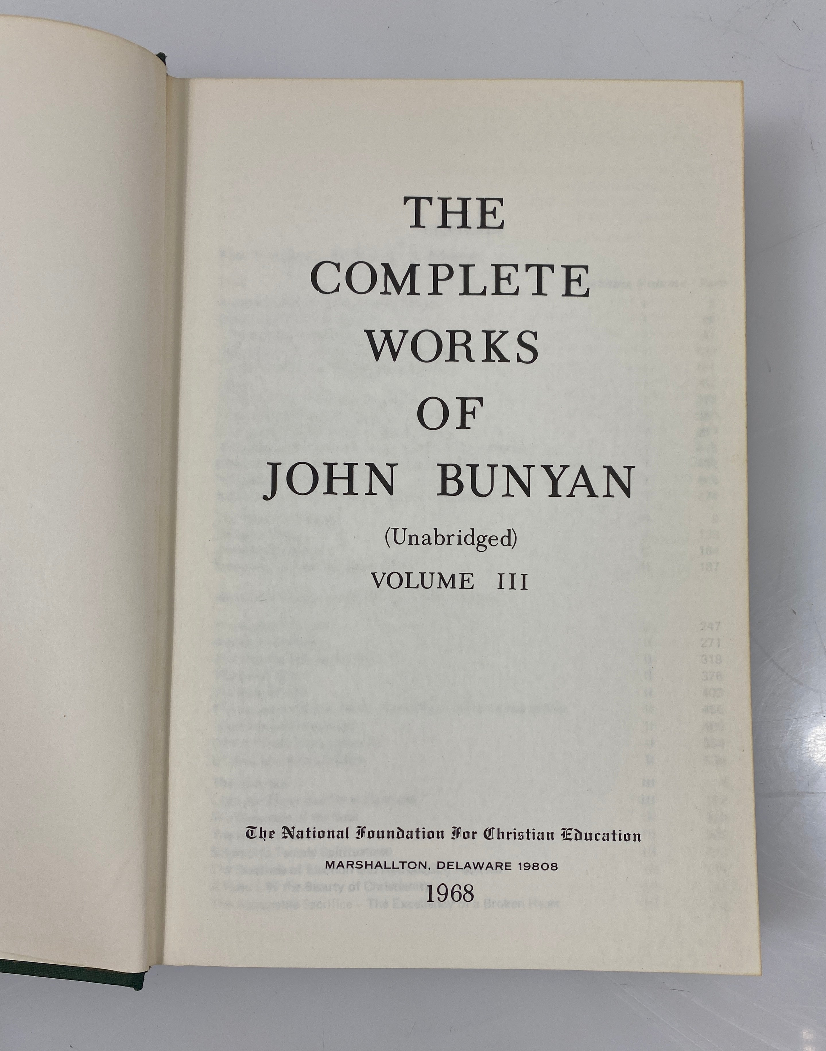 Lot of 3: The Complete Works of John Bunyan I-III 1968 HC