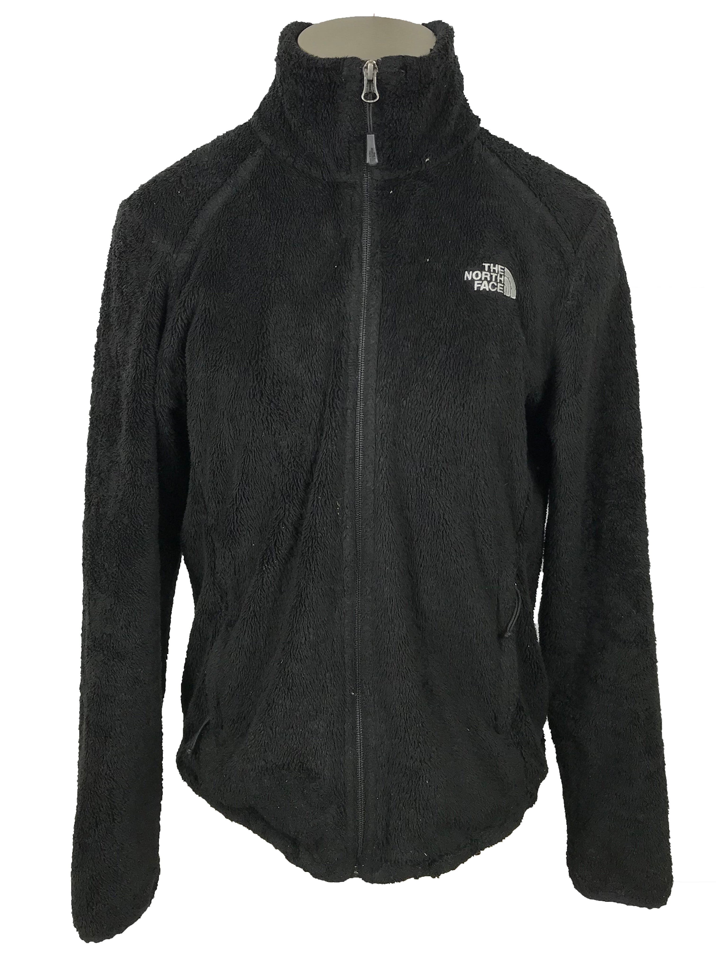 The North Face Black Fleece Zip-Up Jacket Women's Size Medium