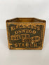 Antique Wooden KINGSFORD'S OSWEGO STARCH 6 LB Box with Paper Label