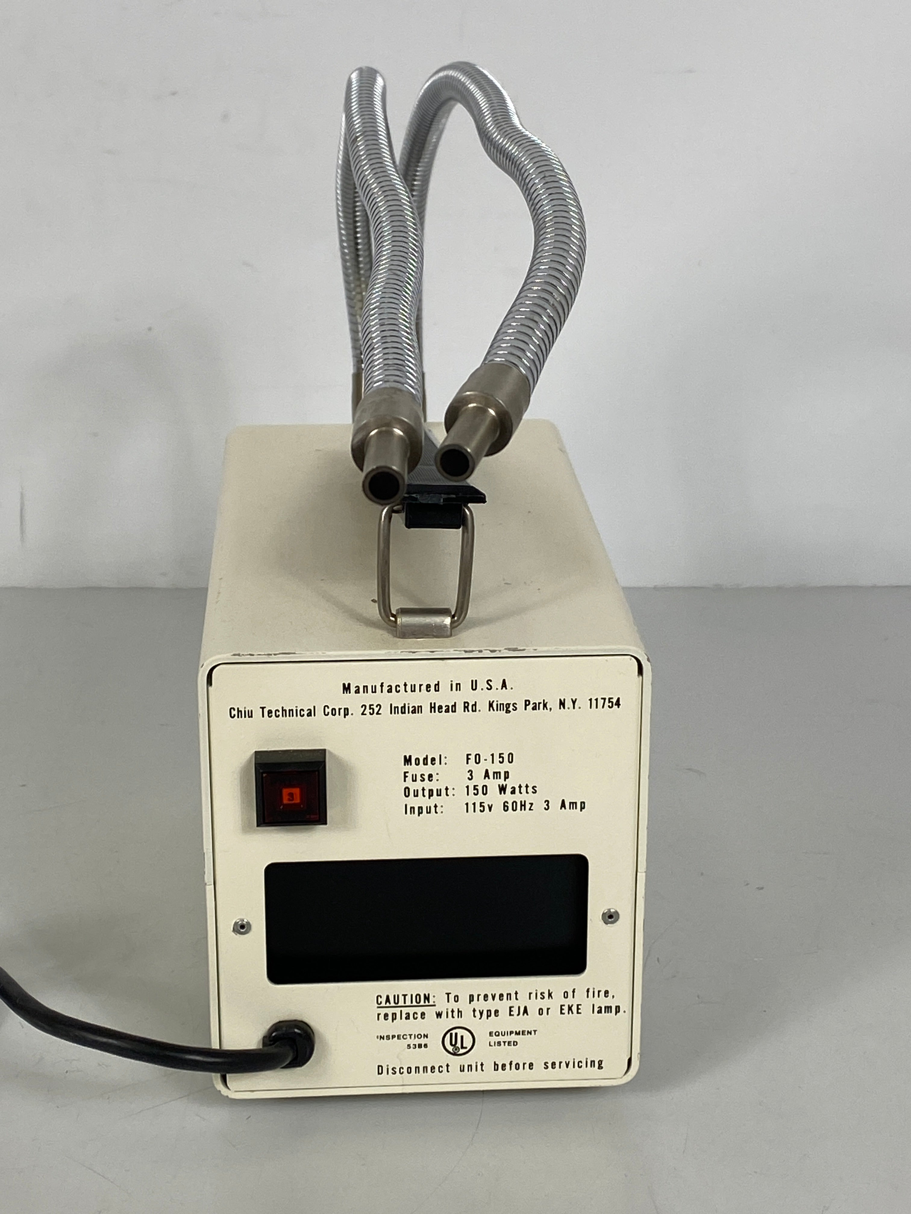 CHIU Technical FO-150 High Intensity Fiber Optic Light Source Illuminator