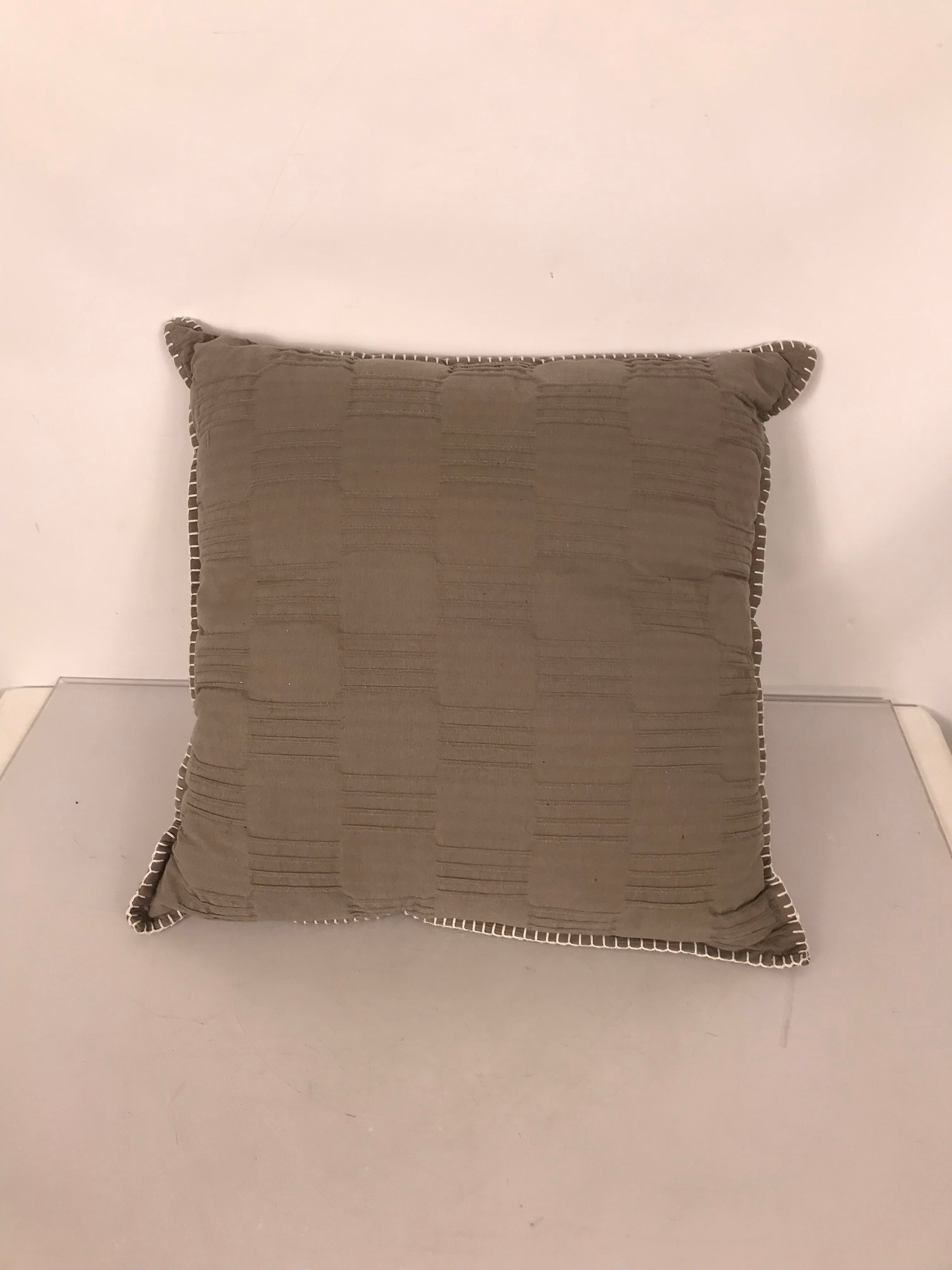 Lacourte 20x20 Gray Decorative Throw Pillow