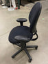 Steelcase Black Cushioned Adjustable Office Chair (Tall)