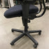 Steelcase Black Cushioned Adjustable Office Chair (Tall)