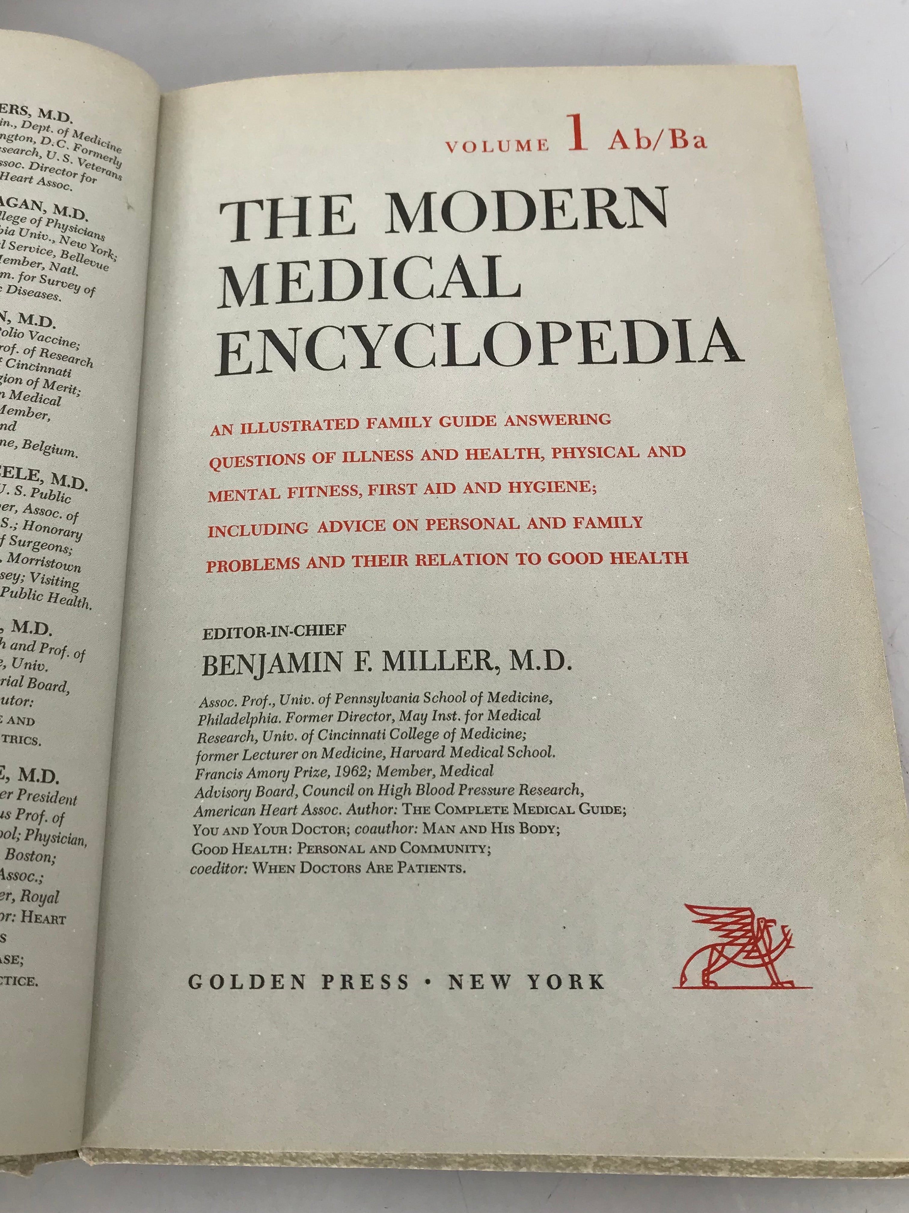 The Modern Medical Encyclopedia 12 Volume Set 1965