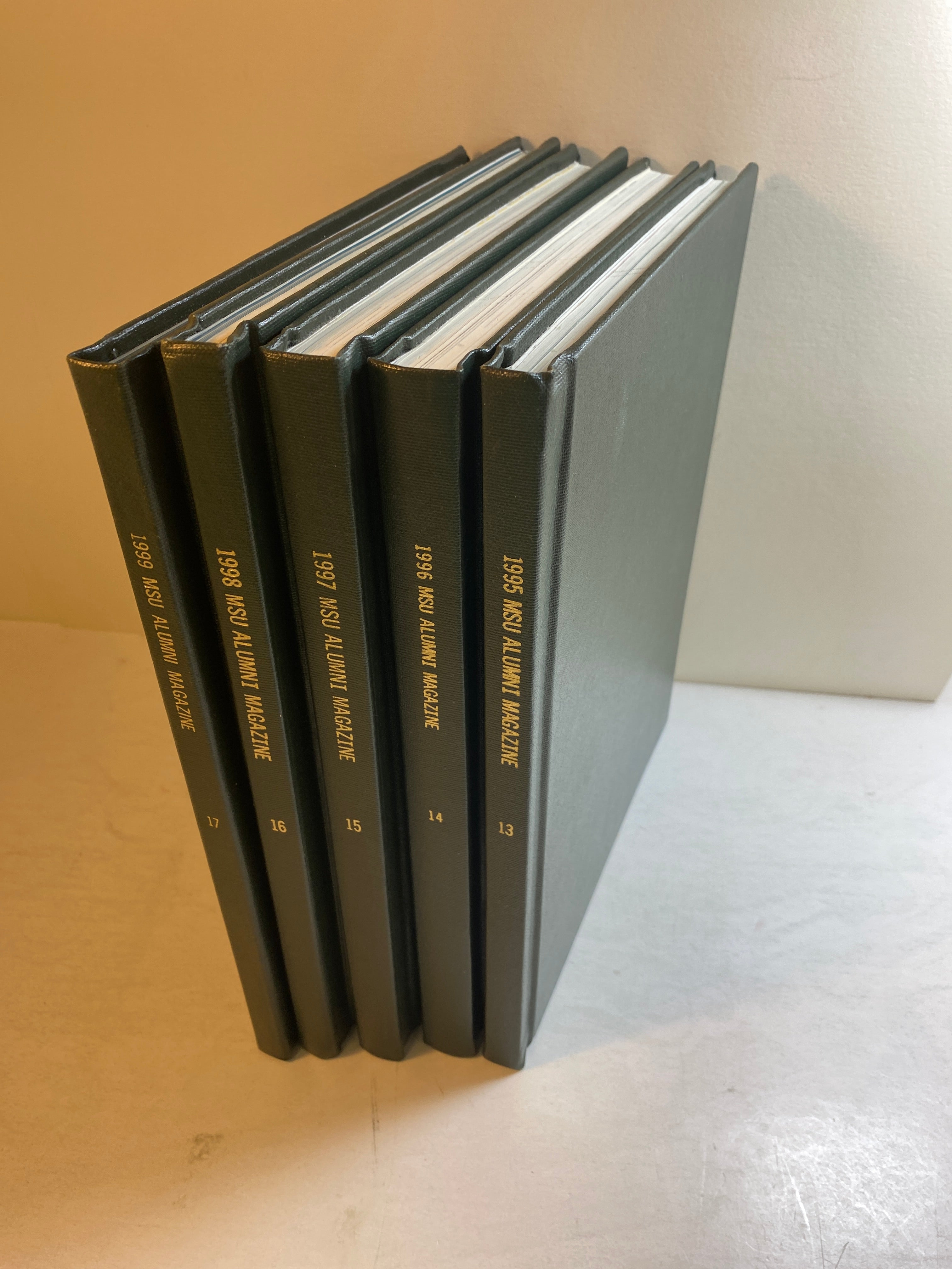 MSU Alumni Magazine Library Bound Complete Years 1995-1999