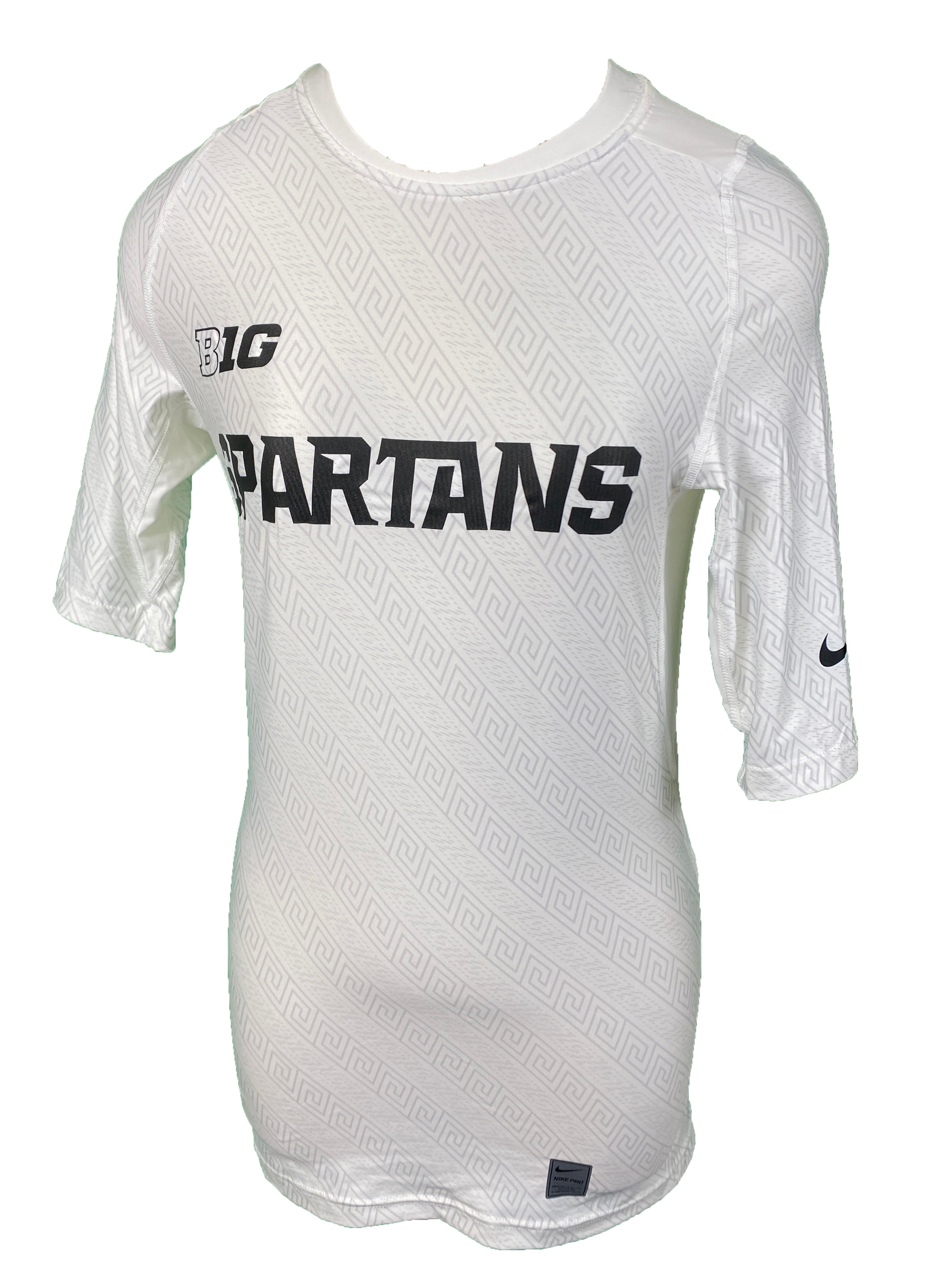 Nike White Spartans Big 10 Shirt Women's Size L
