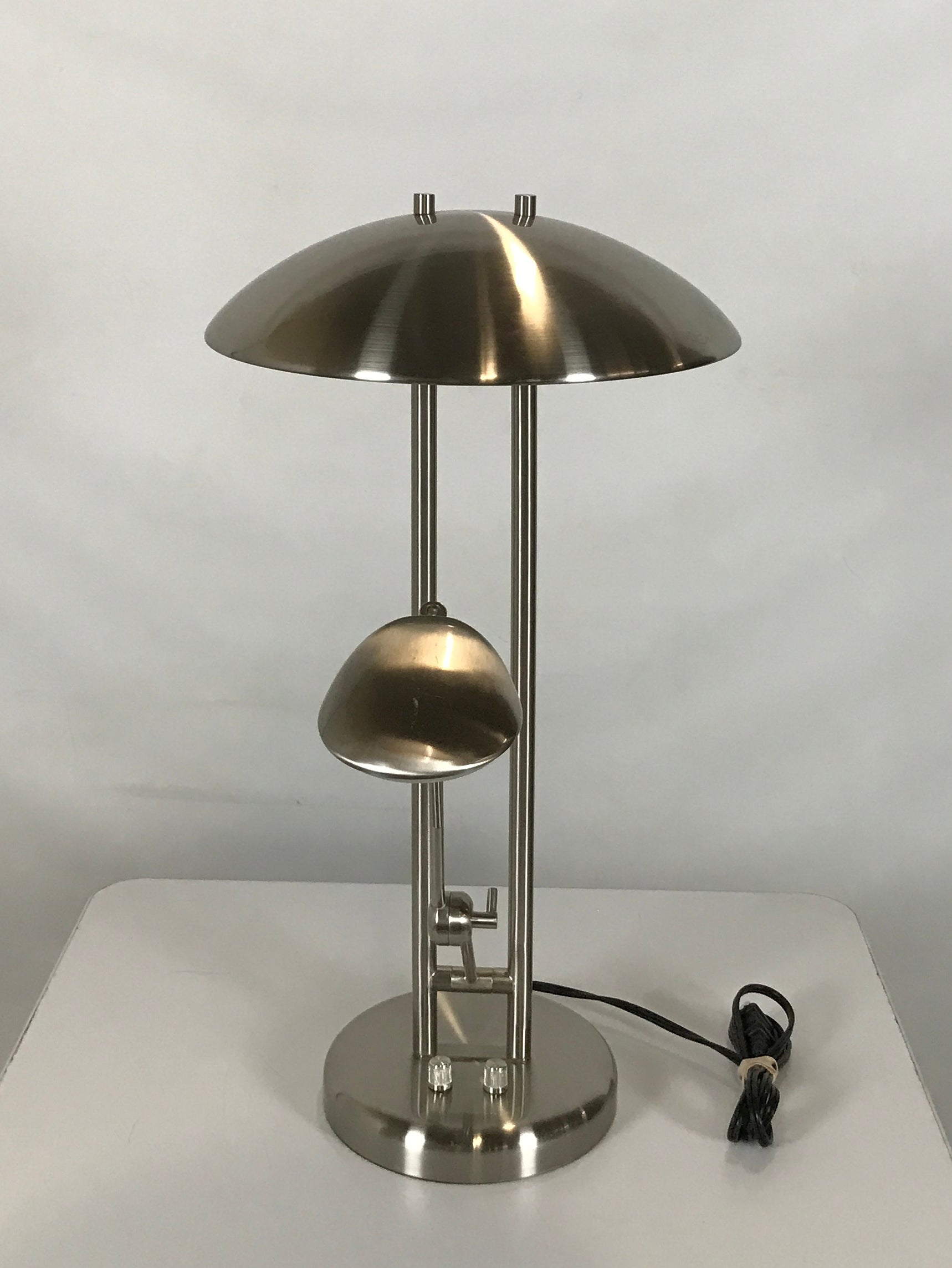 Metal Table Lamp with Adjustable Reading Light