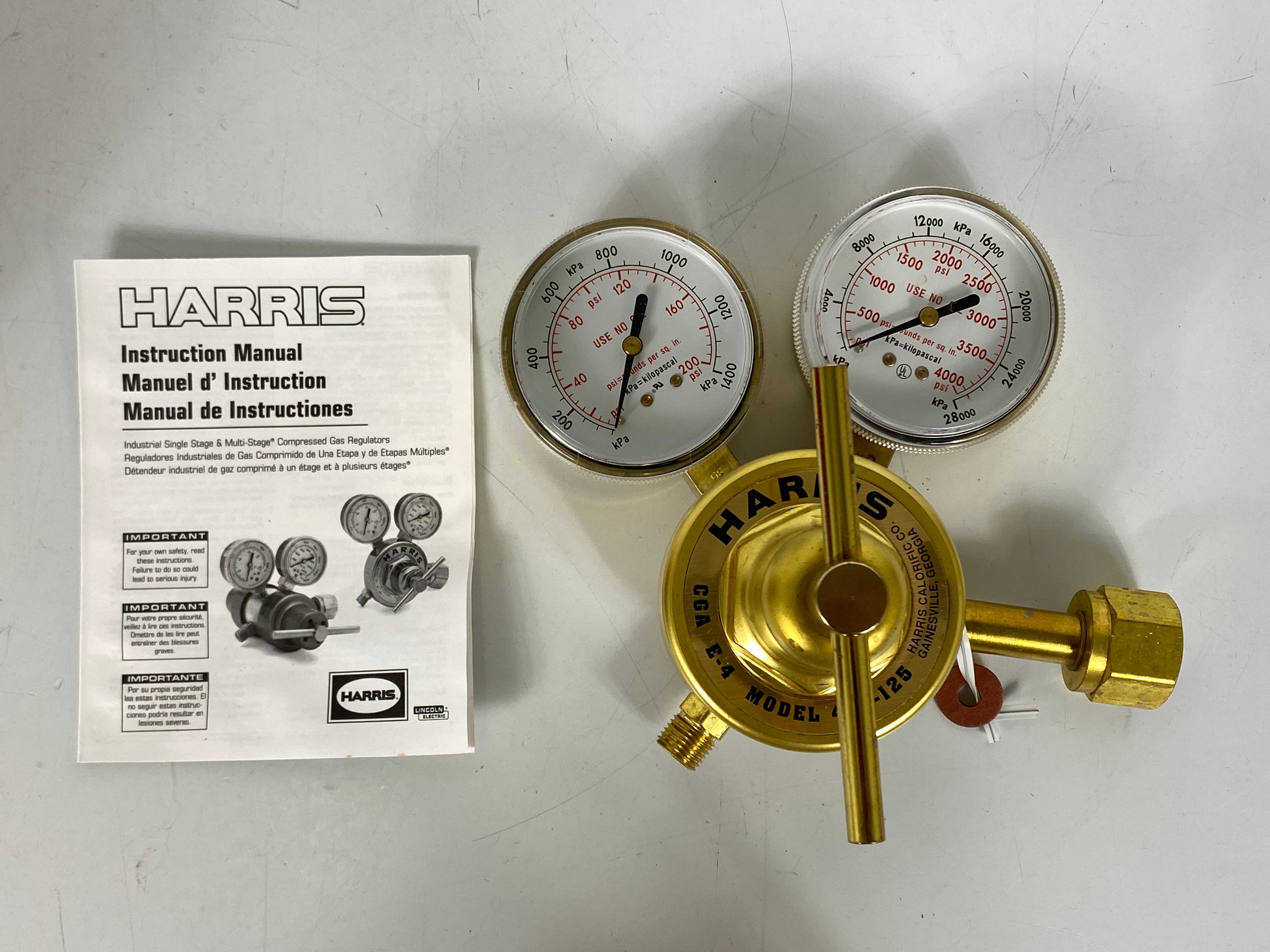 Harris High Performance Compressed Gas Regulator