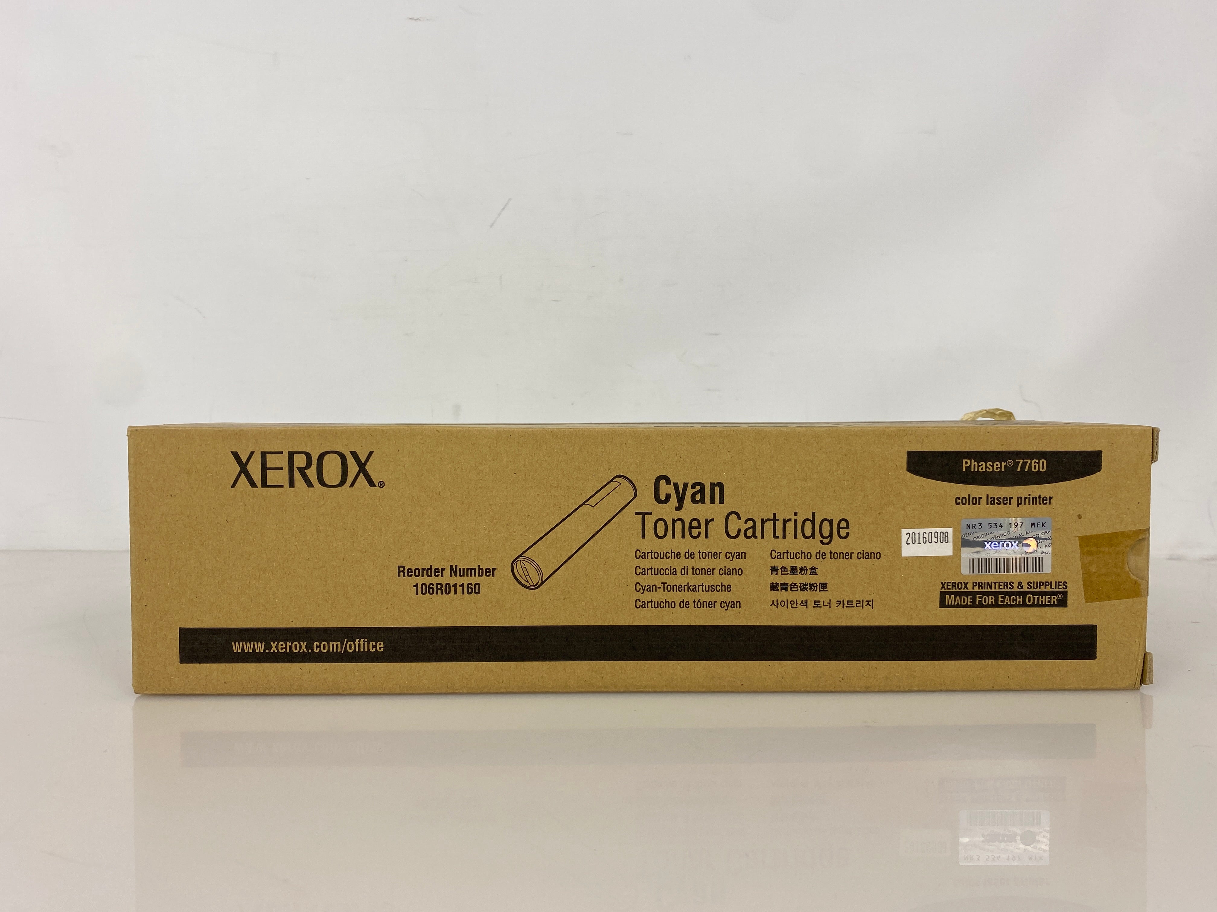 Xerox 106R01160 Cyan Toner Cartridge Phaser 7760