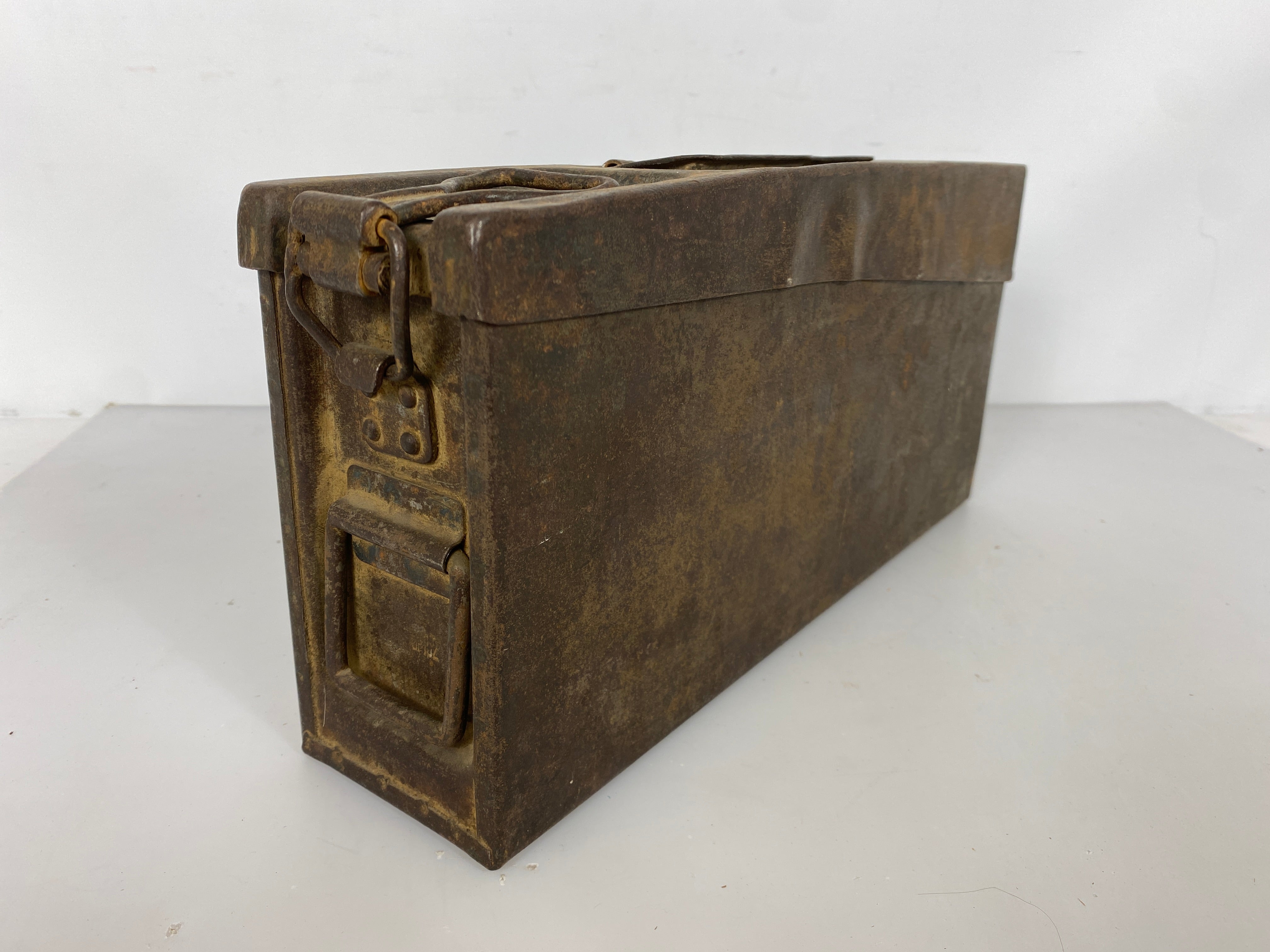 Vintage WW2 Era Steel Ammo Box SP 152