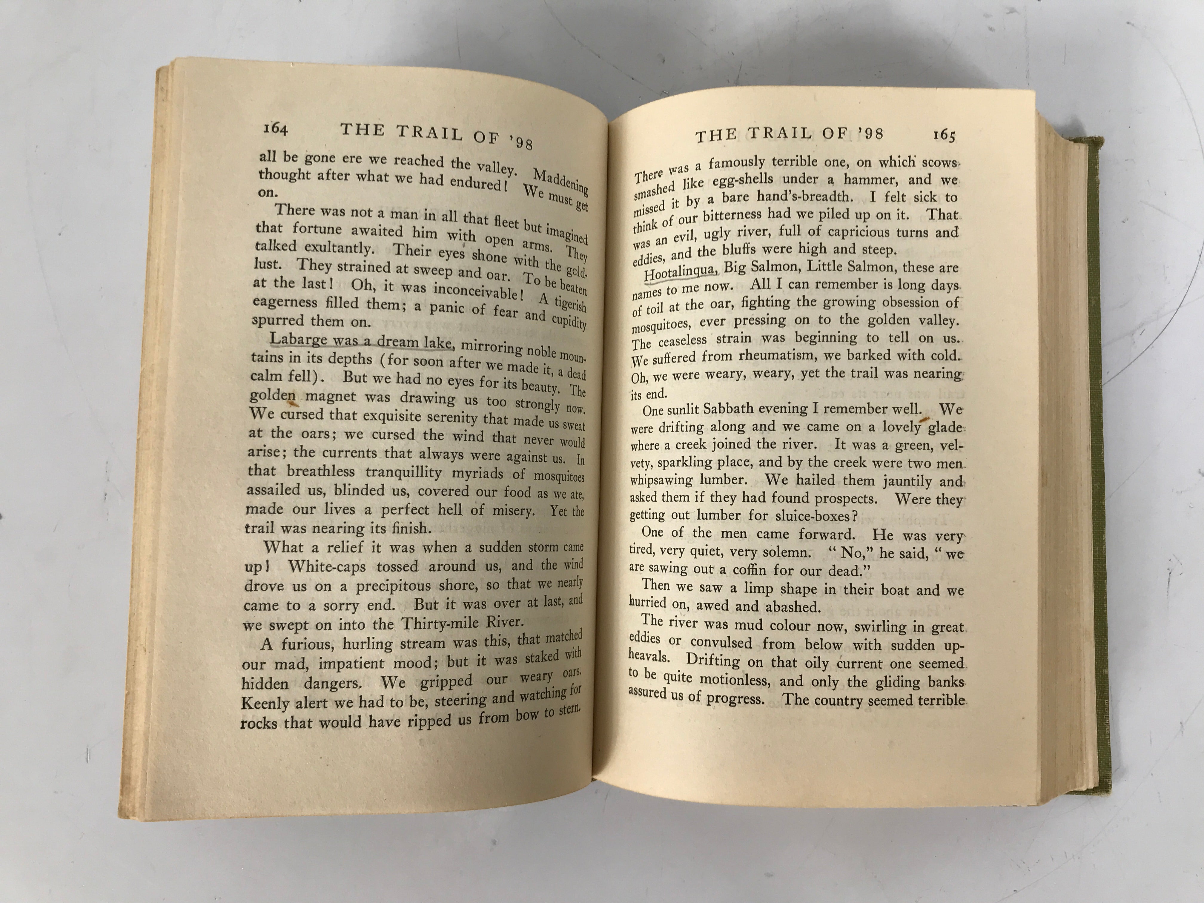 Lot of 2: The Trail of Ninety-Eight (Service)/The Oregon Trail (Leonard) 1910 HC