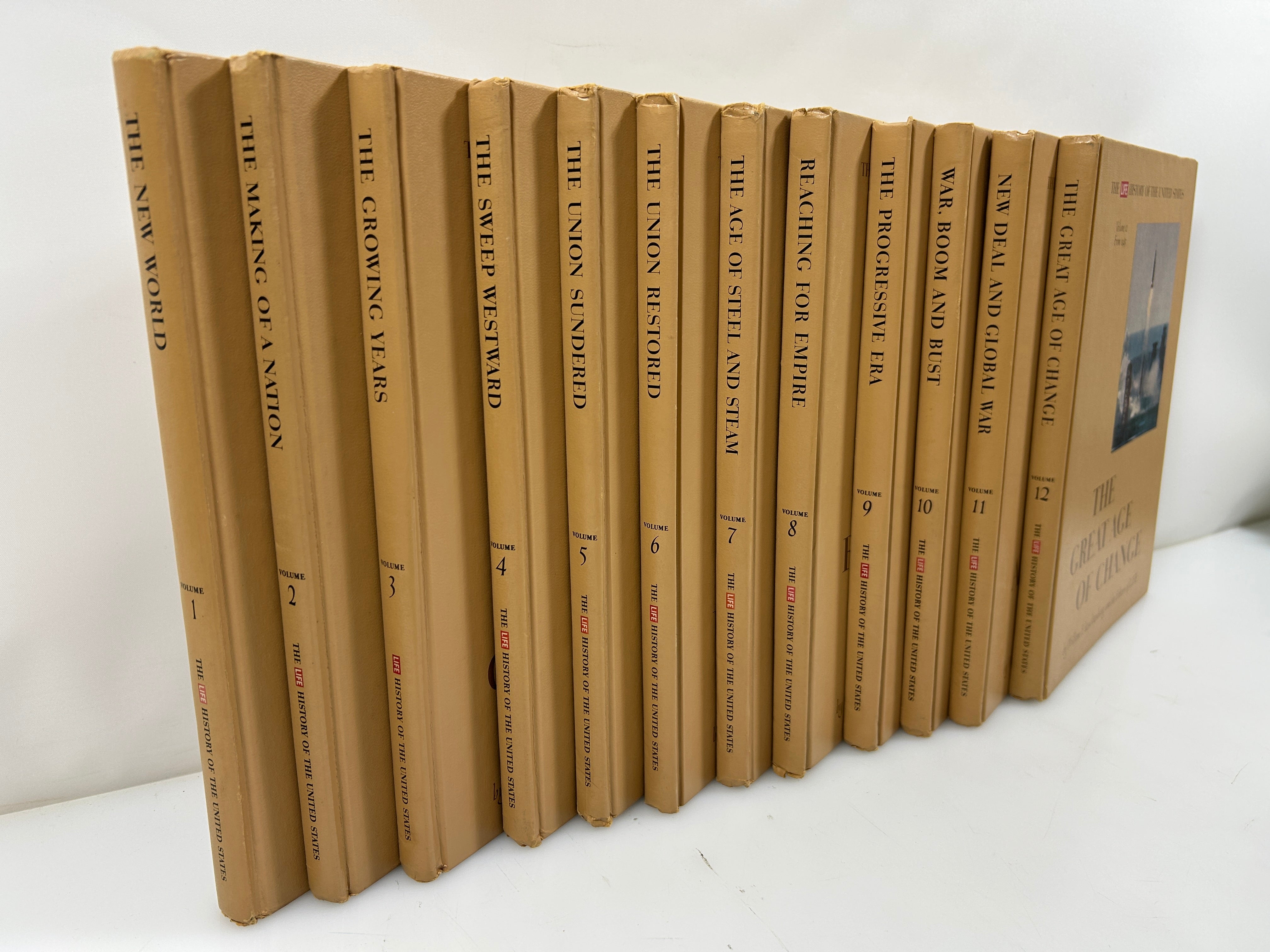 12 Vol Set The LIFE History of the United States 1964 HC