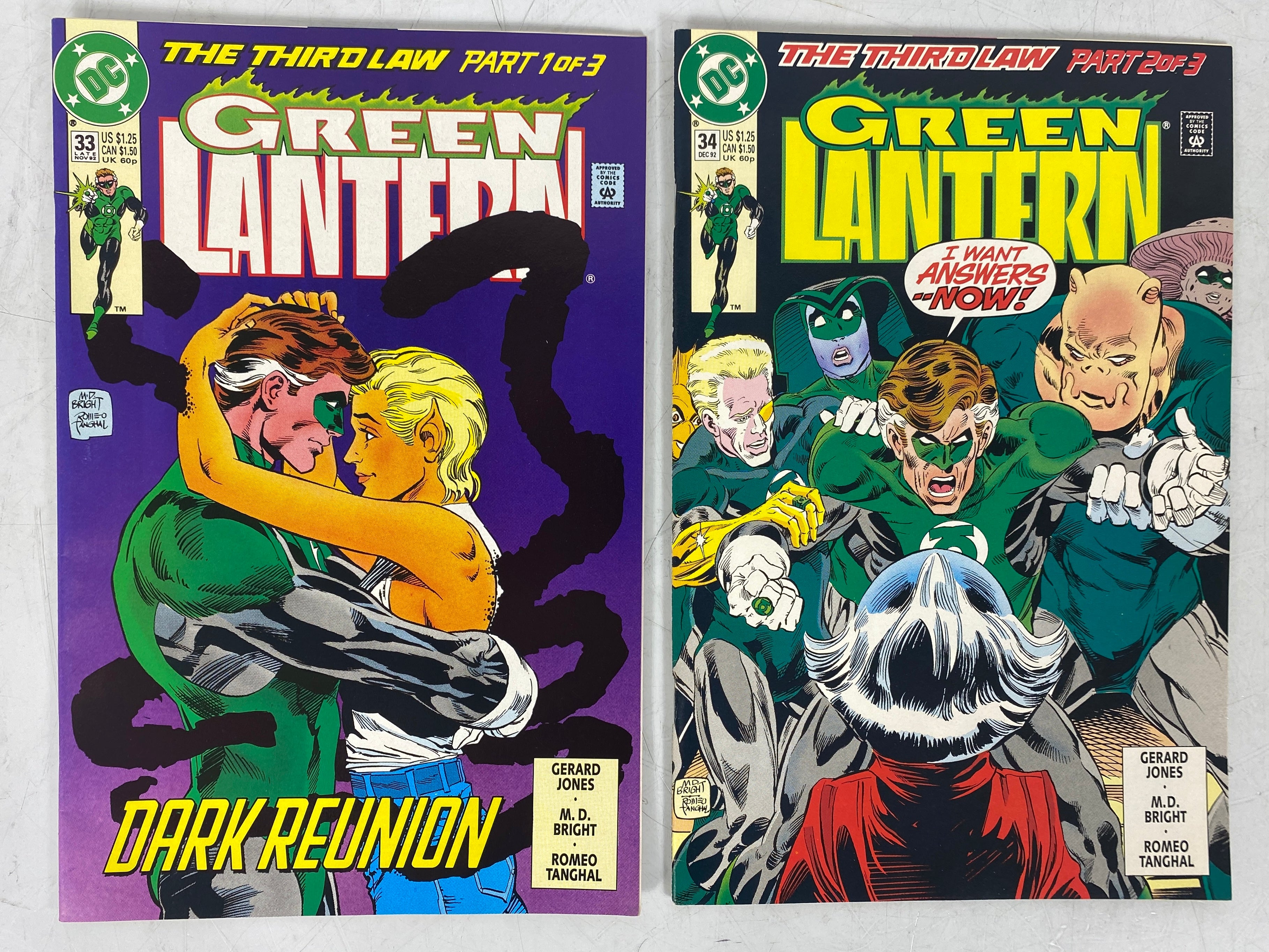 Lot of 34 Green Lantern Volume 3 #1-34 (1990-1992)