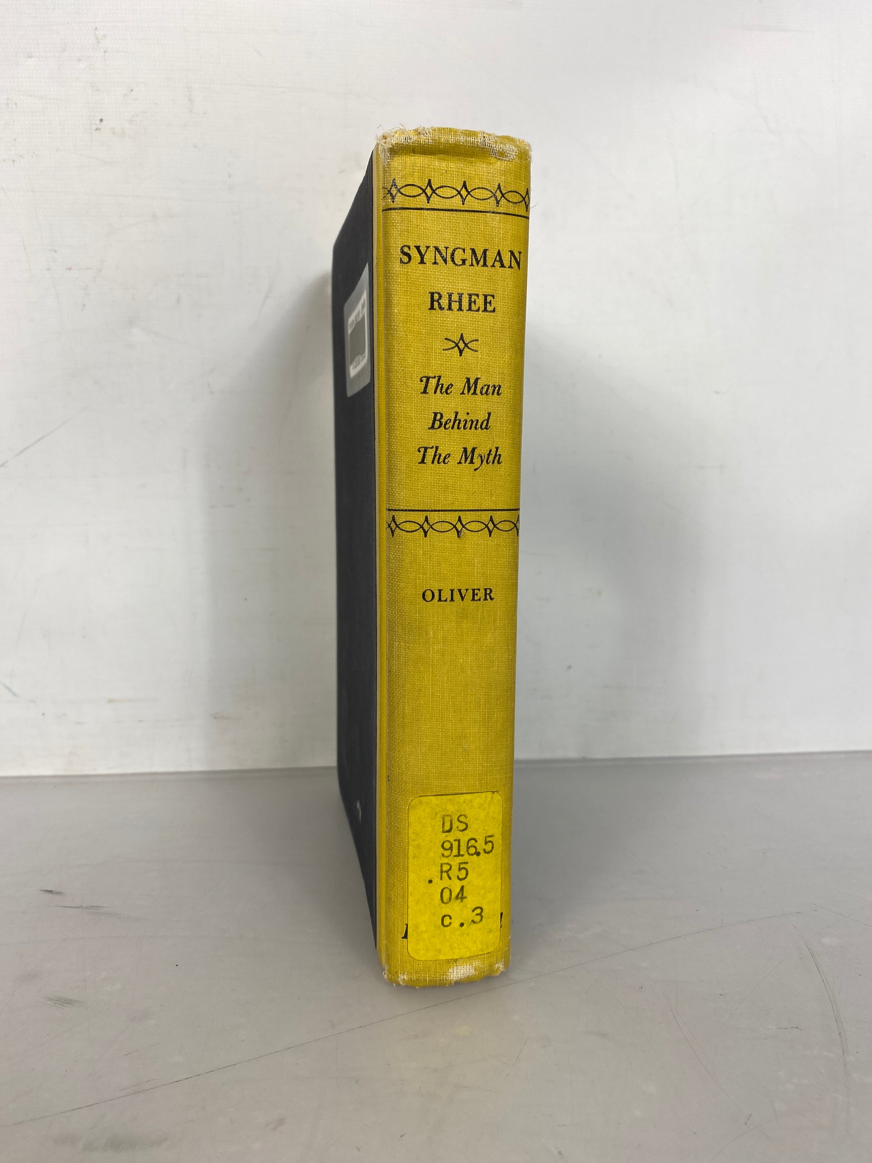 Syngman Rhee The Man Behind the Myth by Robert T. Oliver 1960 HC