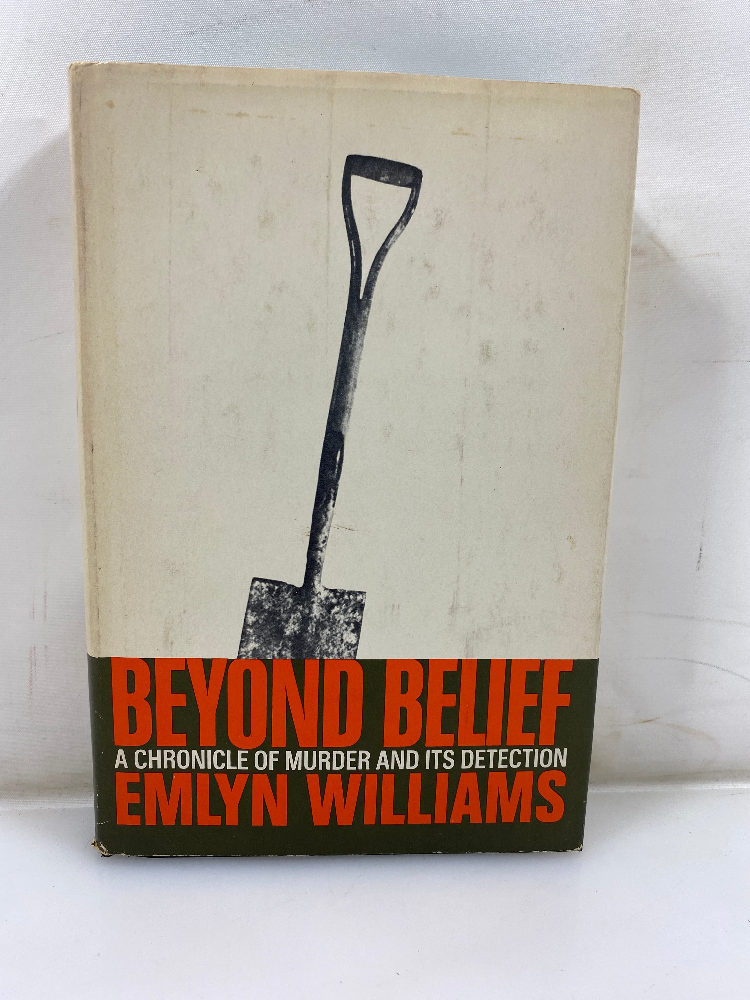 Beyond Belief by Emlyn Williams Random House 1968 HCDJ