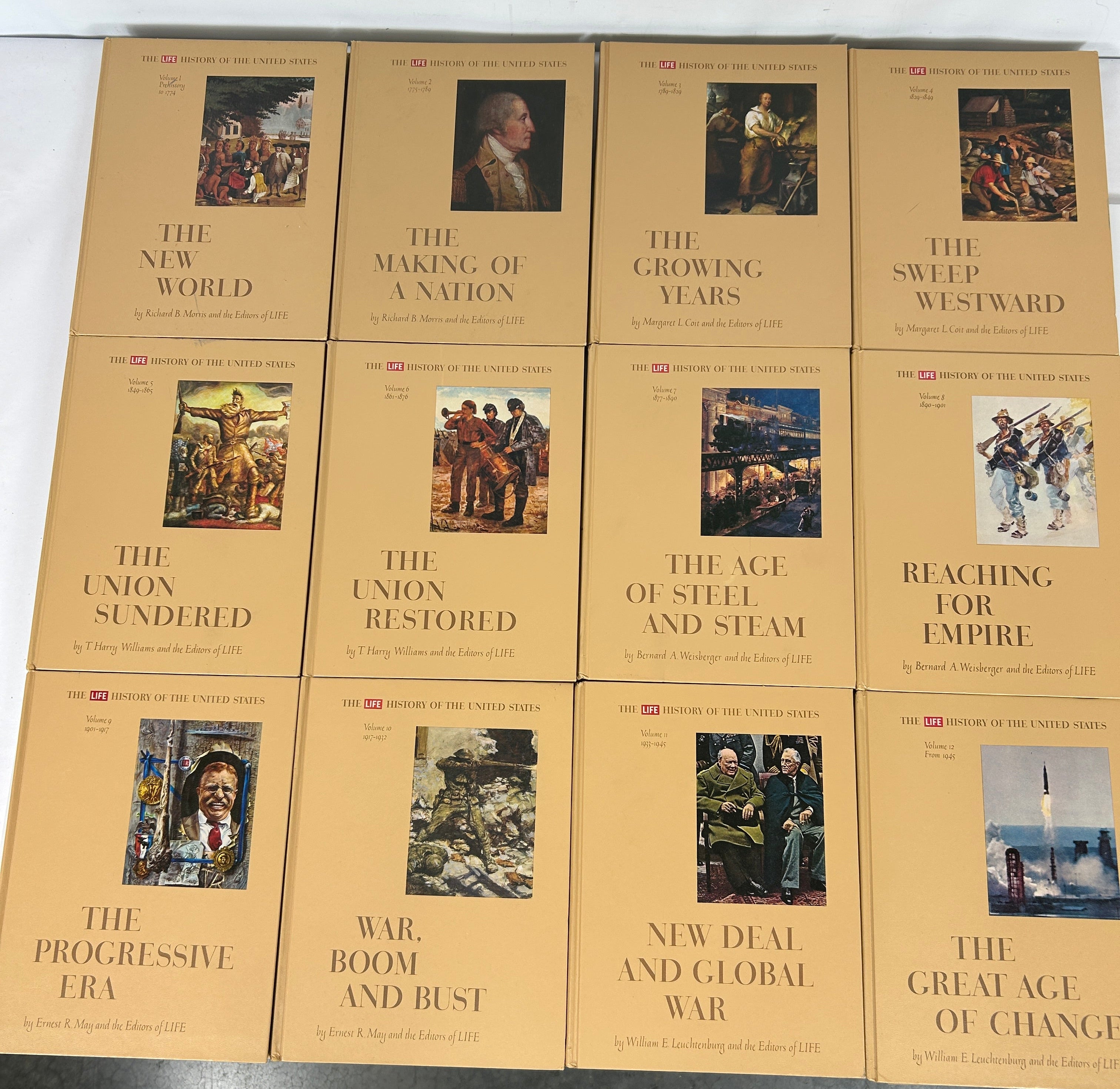 12 Vol Set The LIFE History of the United States 1964 HC