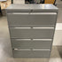 Teknion Furniture Systems Grey 4 Drawer Lockable File Cabinet