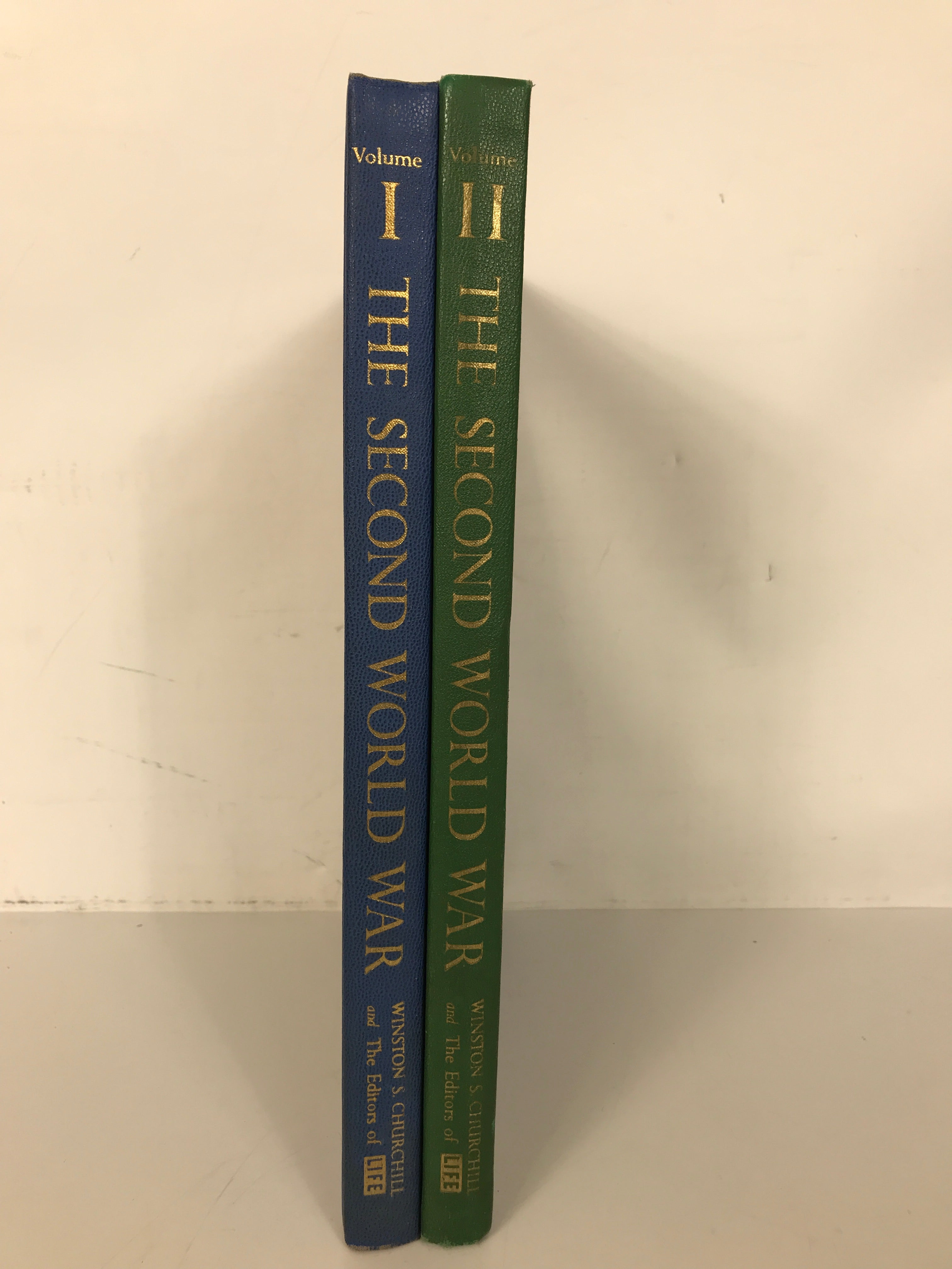 2 Vol Set: The Second World War by Winston Churchill 1960 2nd Print HC