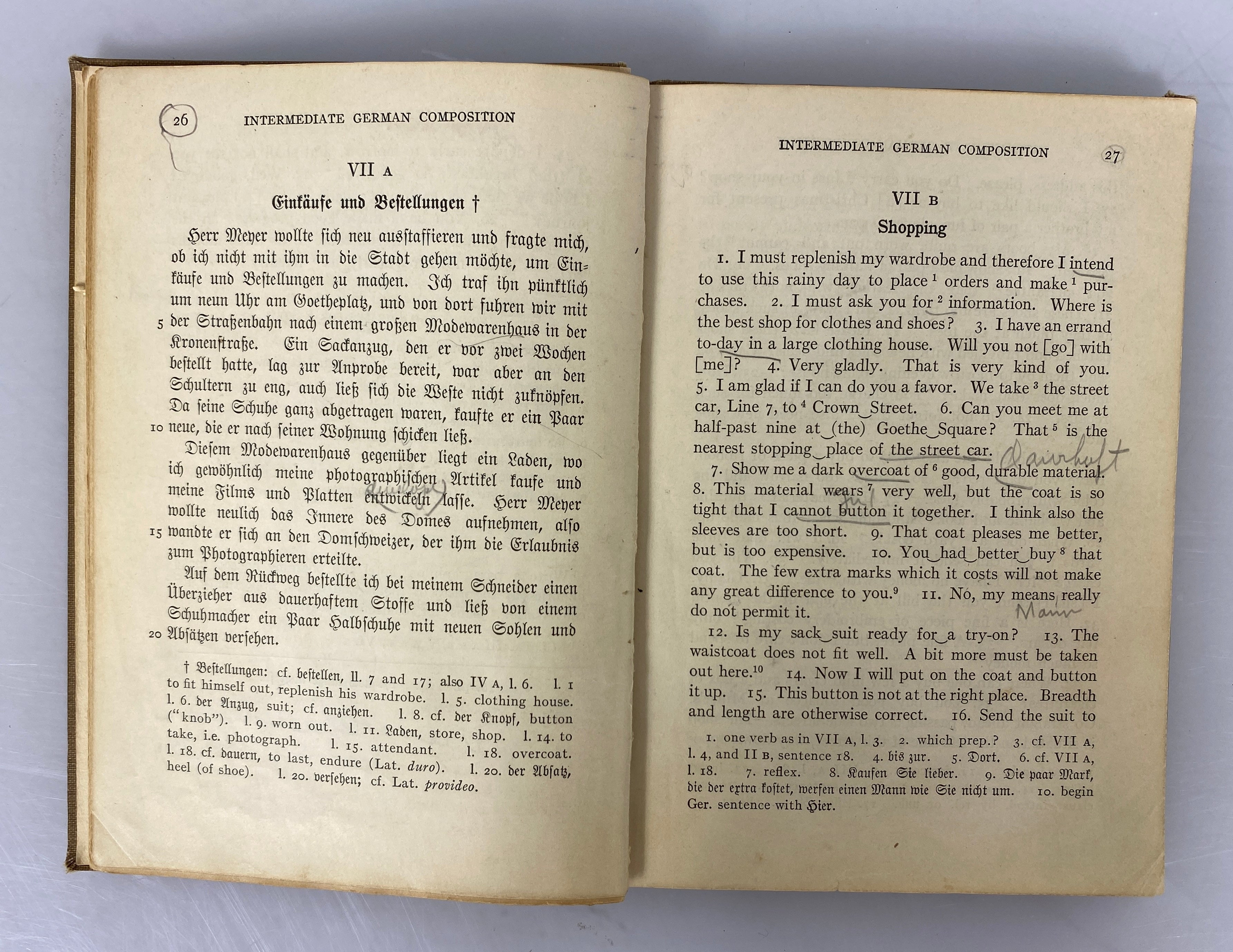 5 Antique Heath's Modern Language Series in German 1892-1923 HC