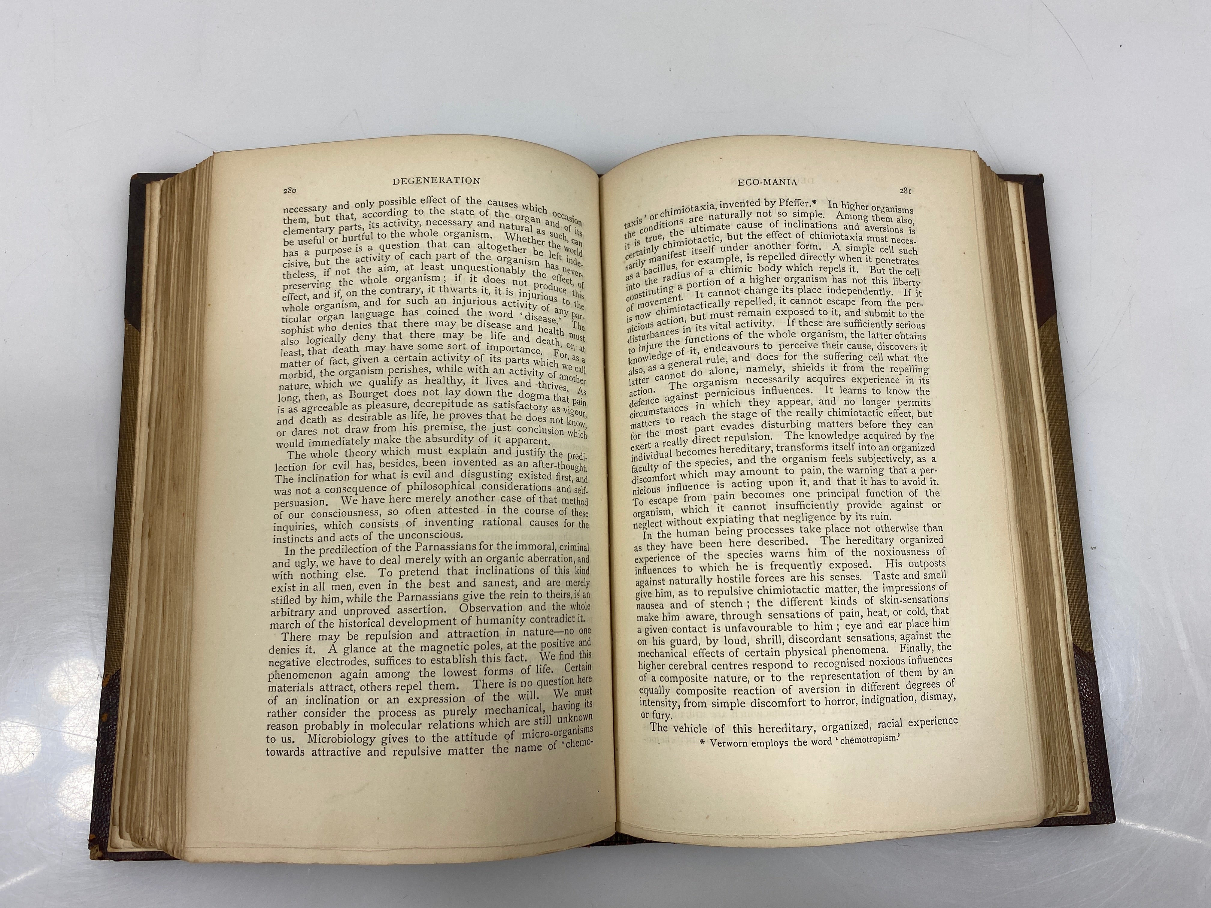 Degeneration by max Nordau 4th Ed. 1895 HC