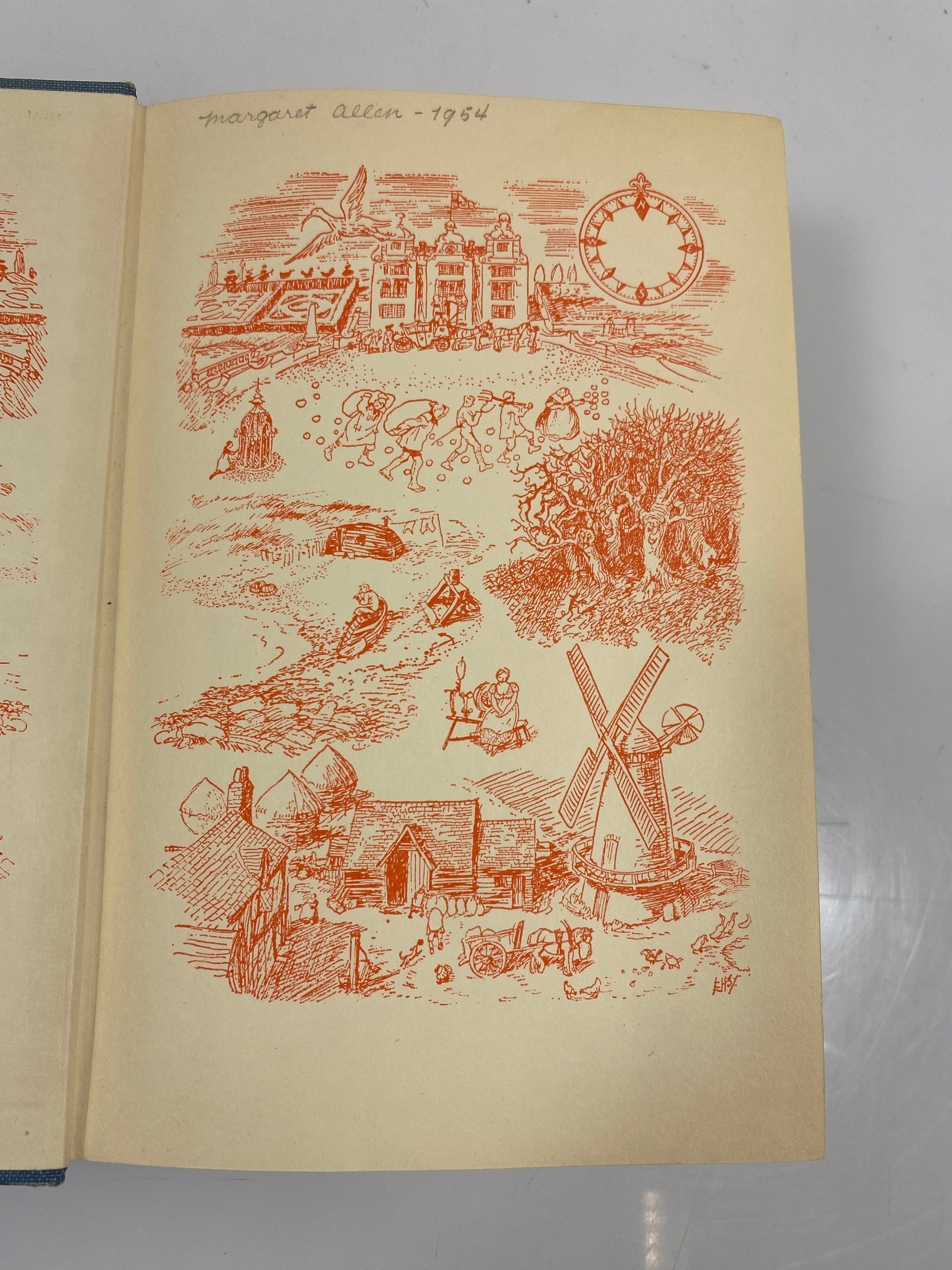 The Silver Curlew by Eleanor Farjeon The Viking Press 1954 HCDJ