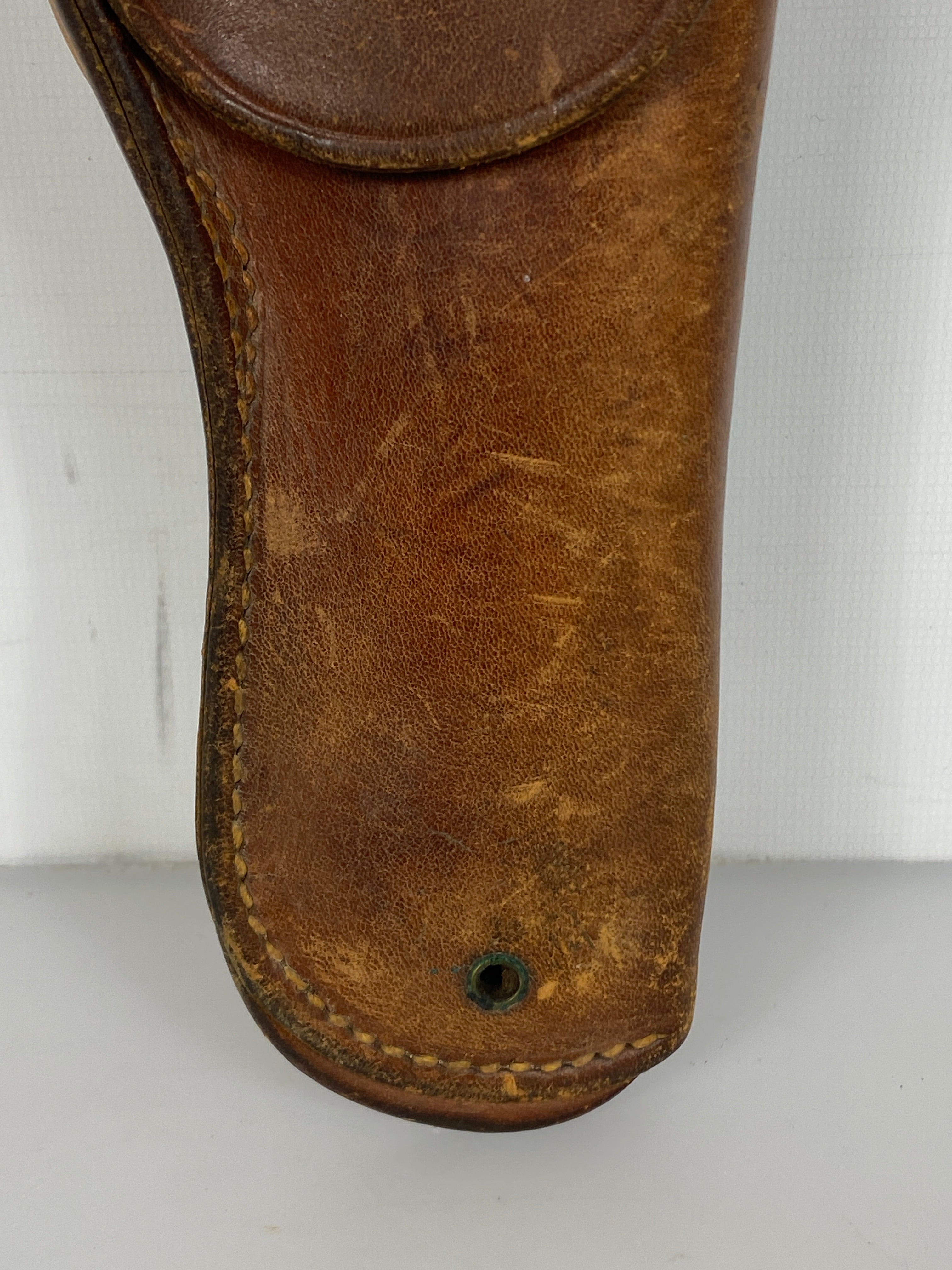 Vintage 1944 Tex Tan Brown Leather Holster U.S. Military