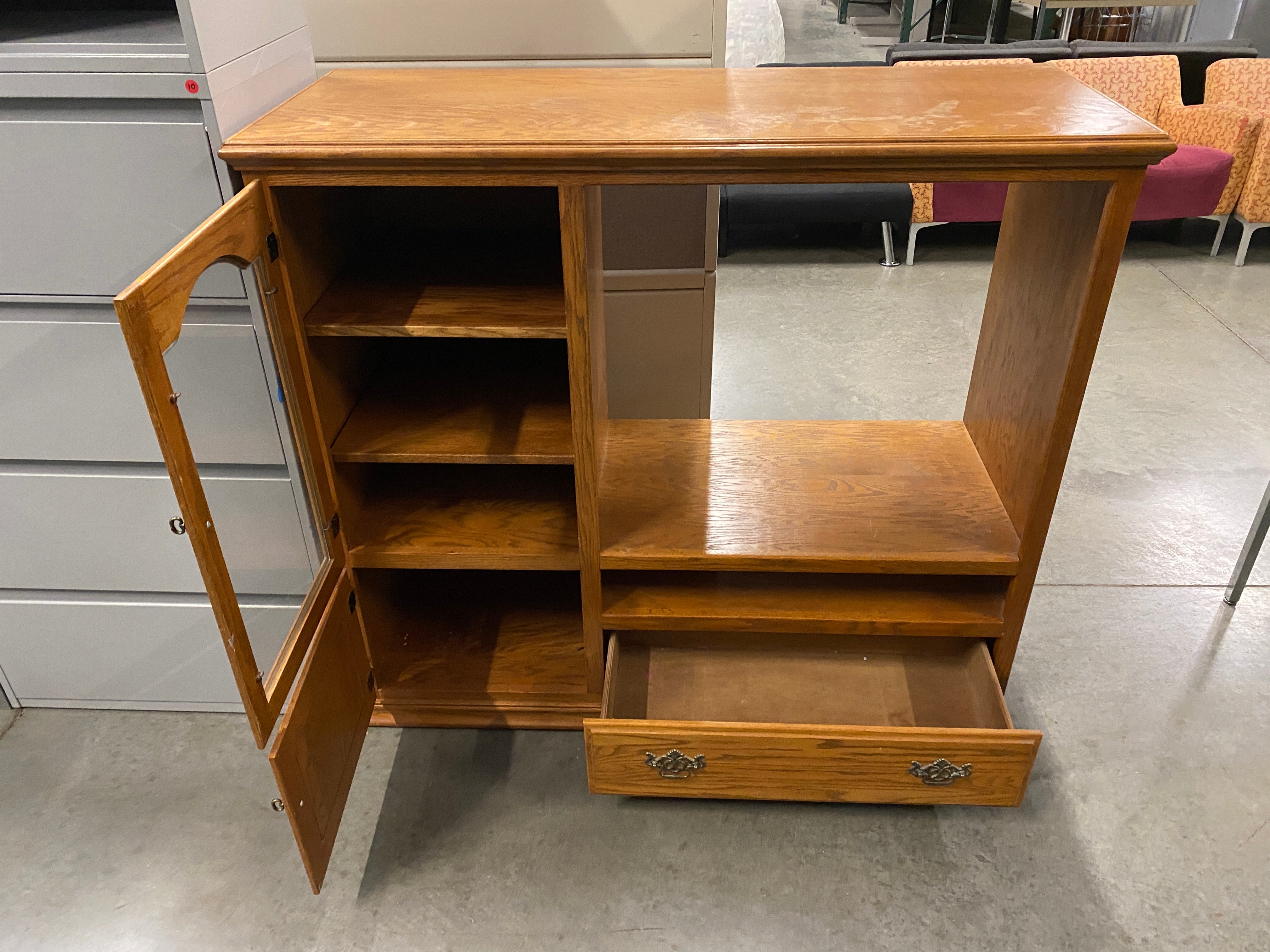 Wooden Mobile Entertainment Center