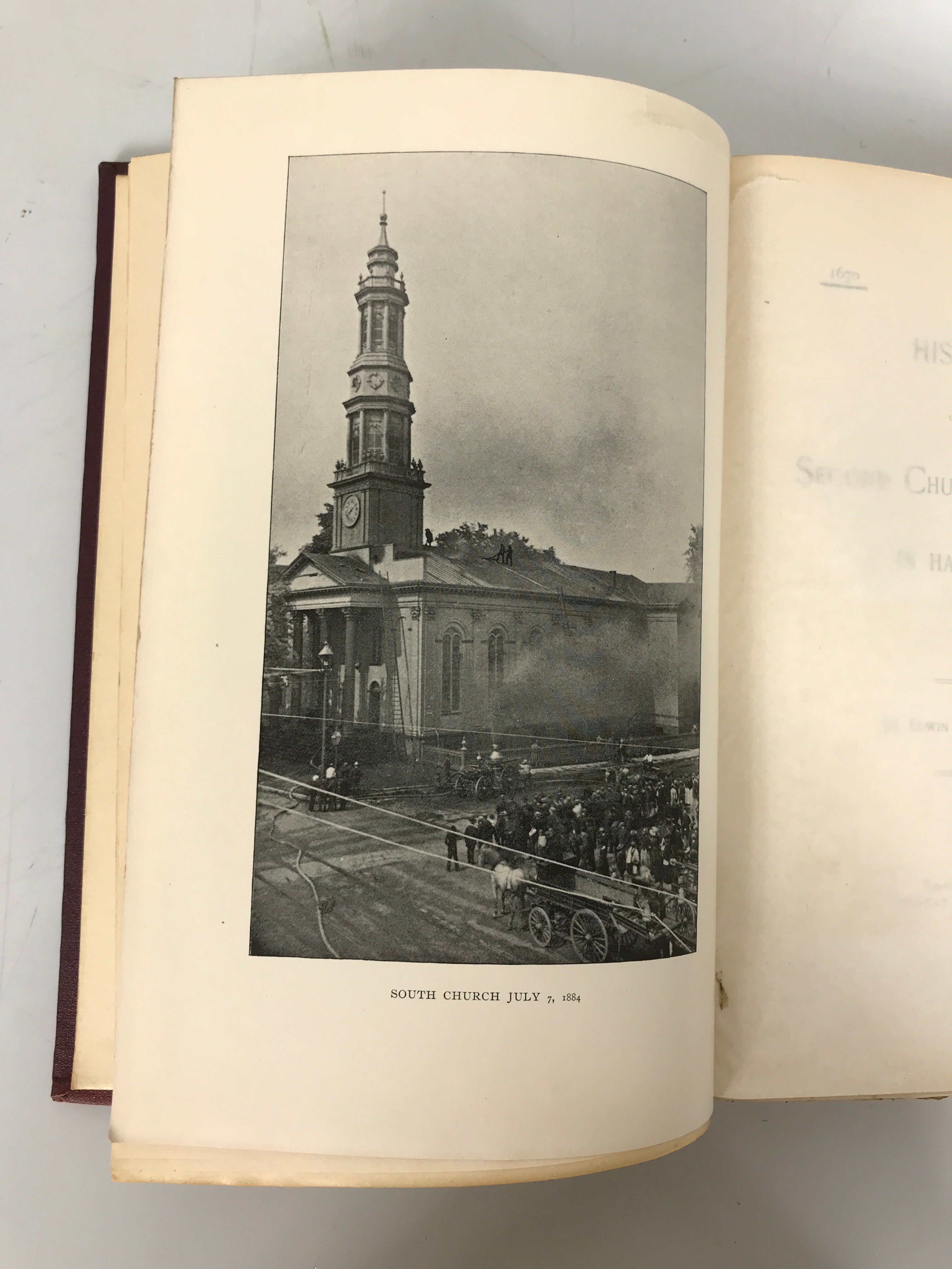 Lot of 3 Connecticut History: East Hartford/Second Church/Particular Court HC