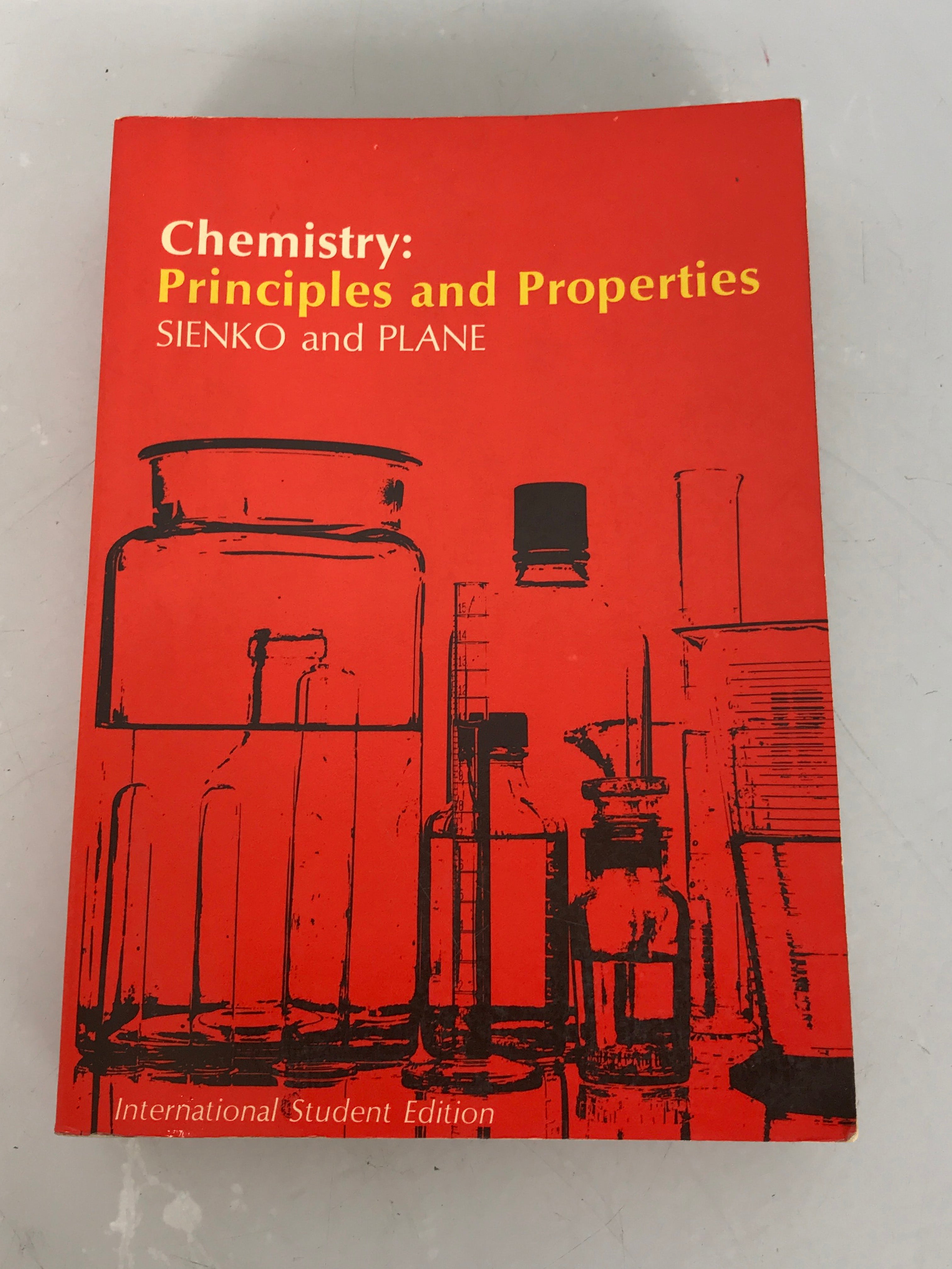 Chemistry: Principles and Properties by Sienko and Plane 1966 SC