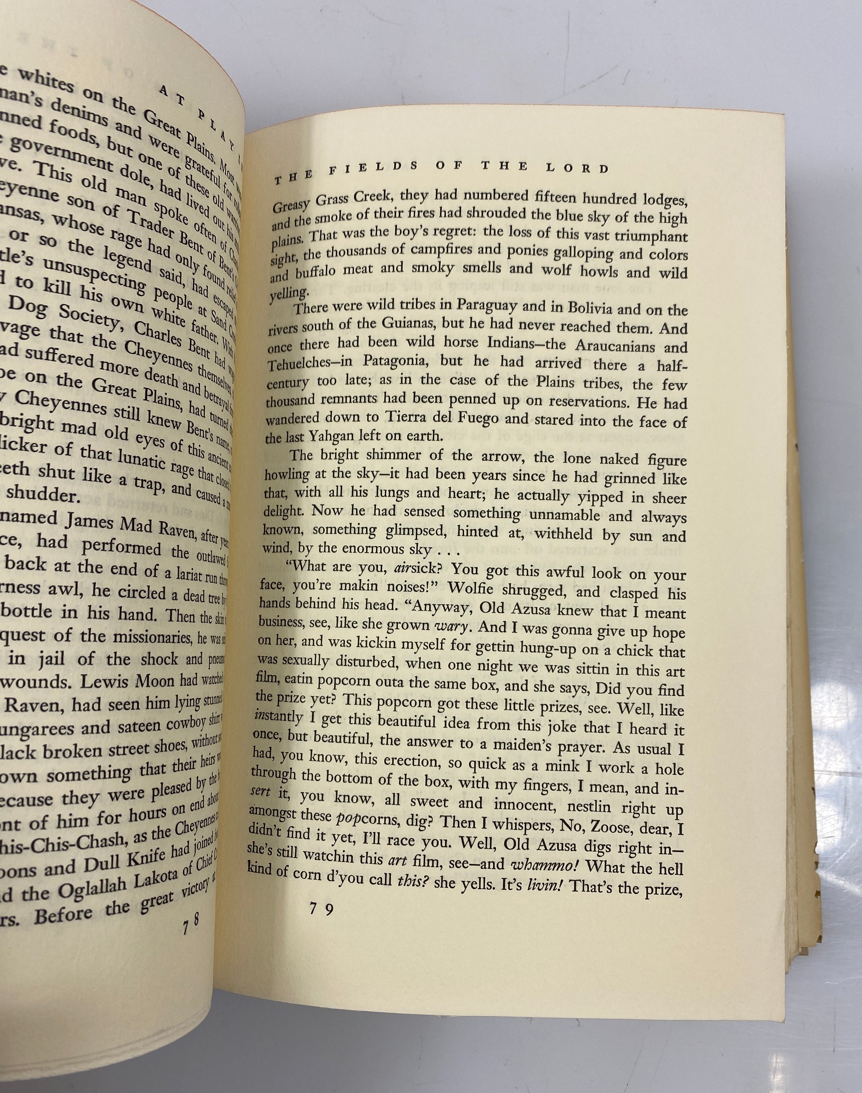 At Play in the Fields of the Lord Matthiessen 1965 HCDJ