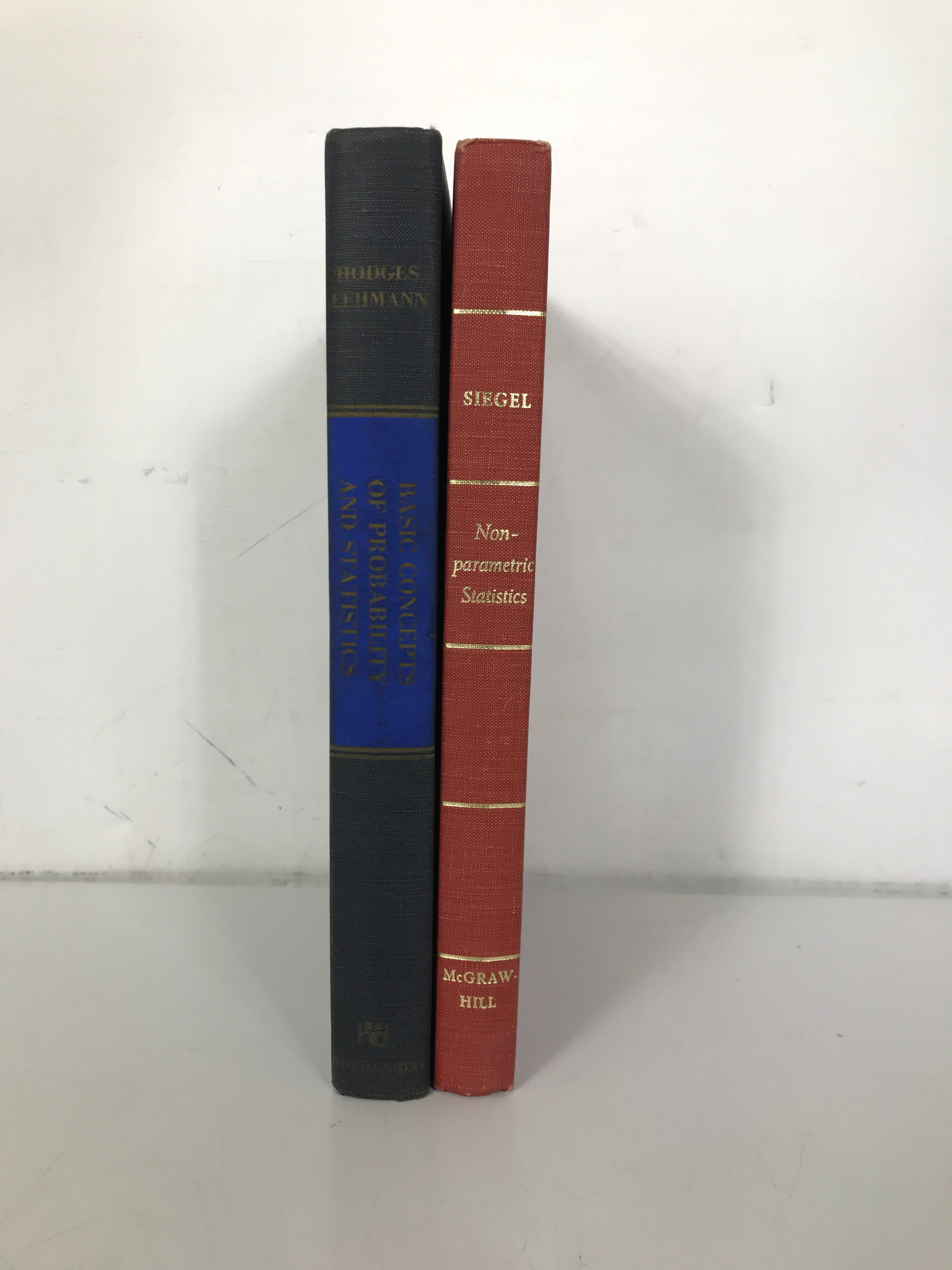 Lot of 2 Probability and Statistics Textbooks 1956-1966 Vintage HC