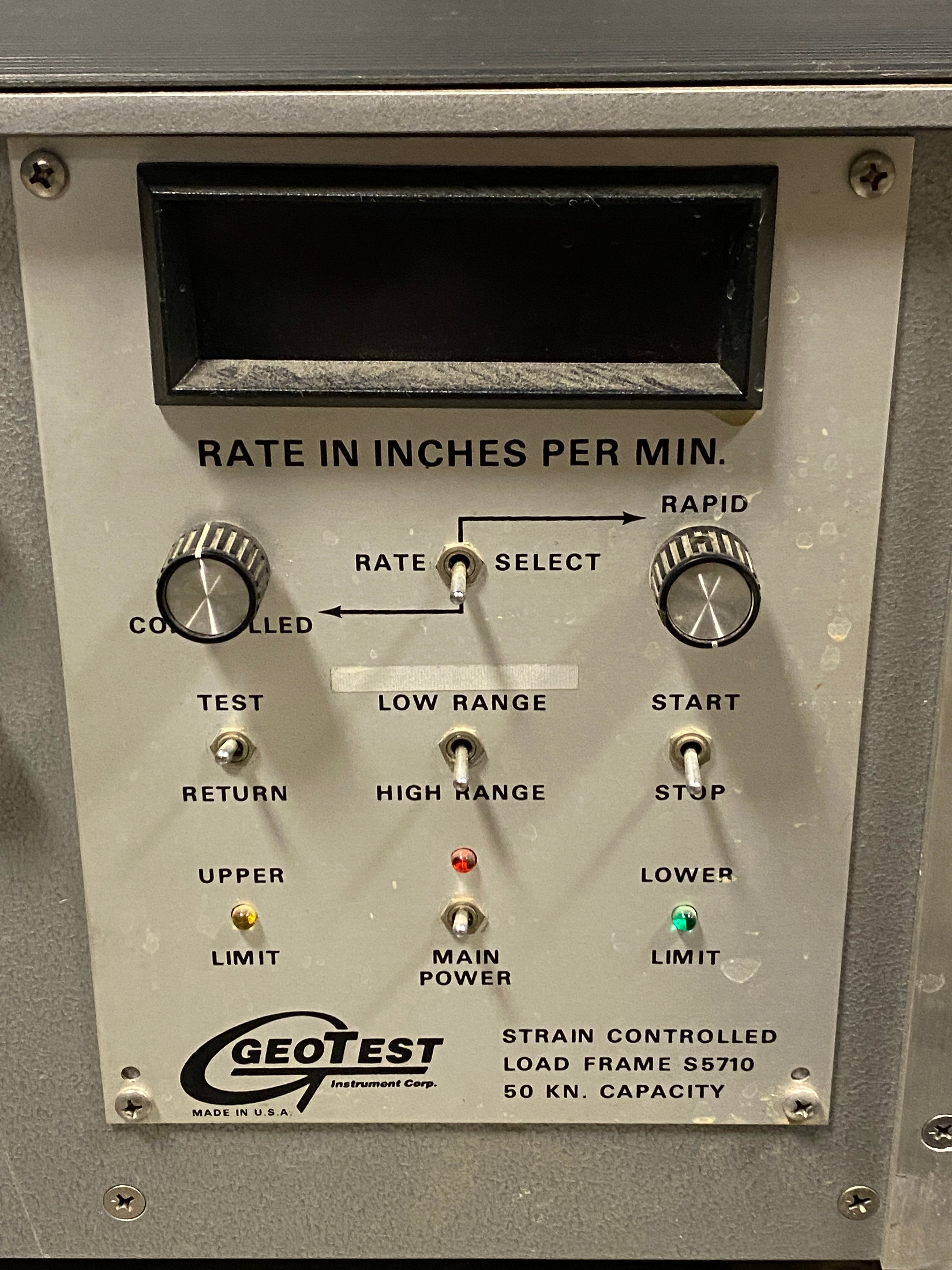 GeoTest S5710 Strain Controlled Load Frame