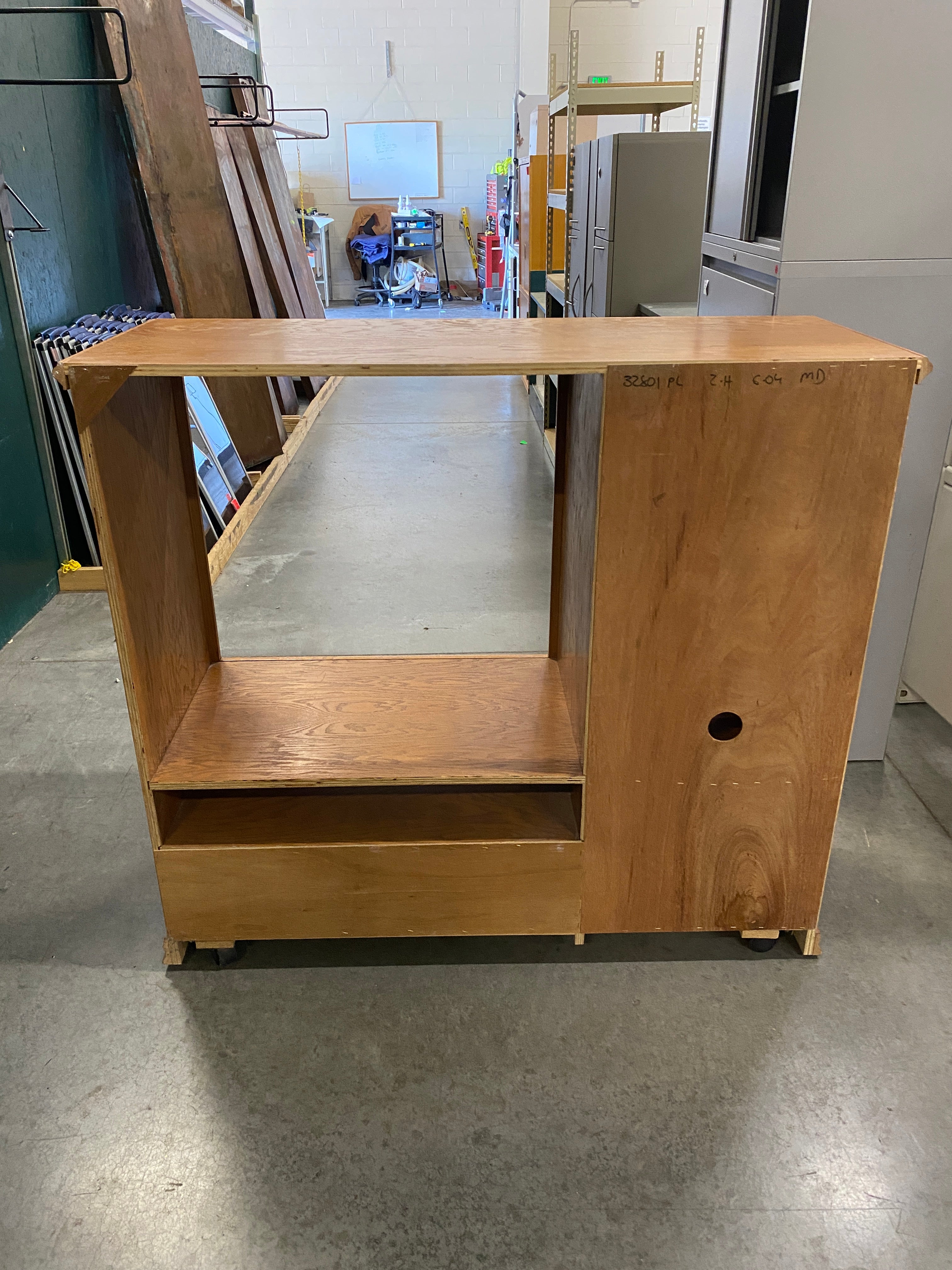Wooden Mobile Entertainment Center