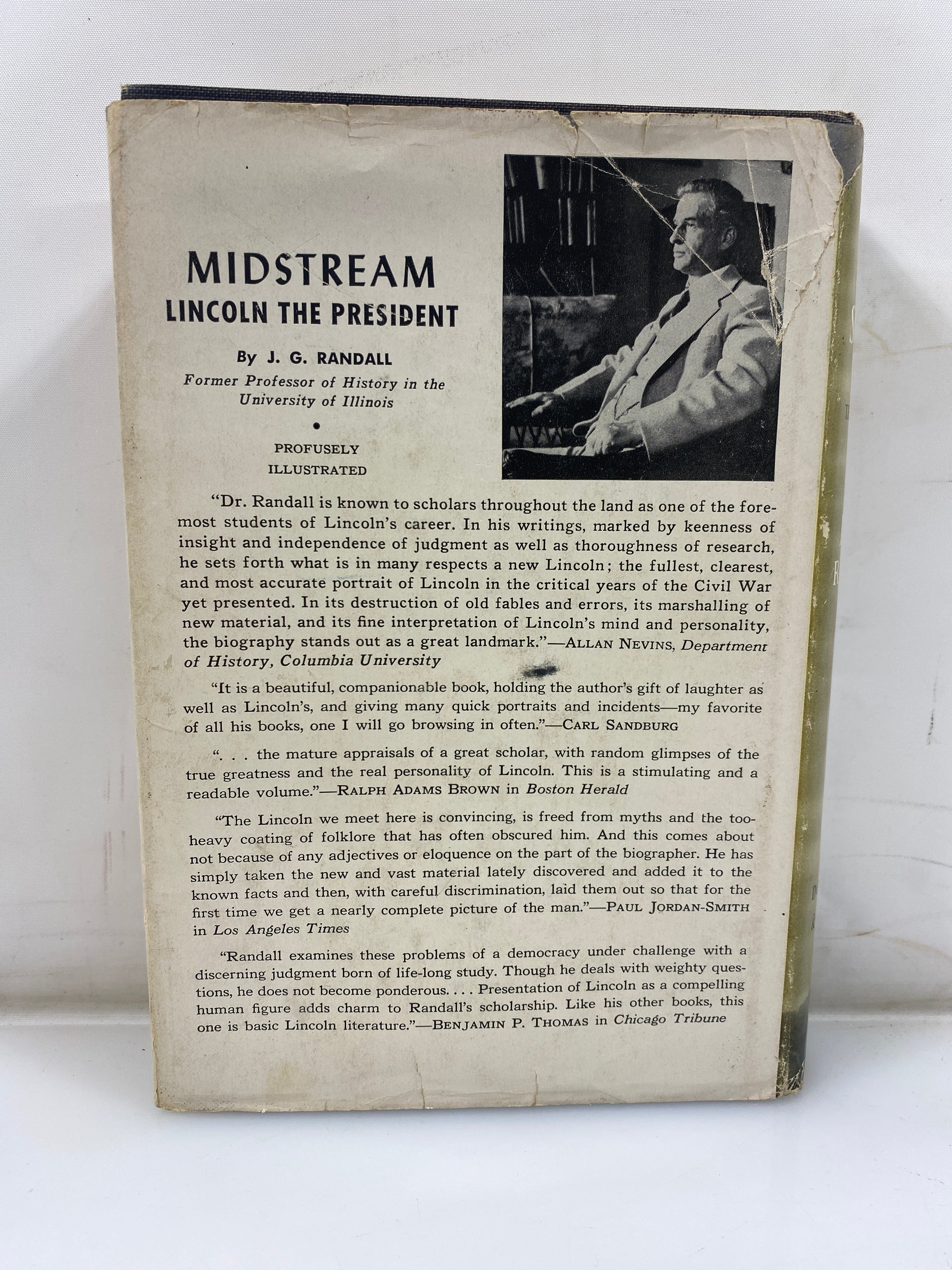 Midstream: Lincoln the President by Randall 1953 HCDJ