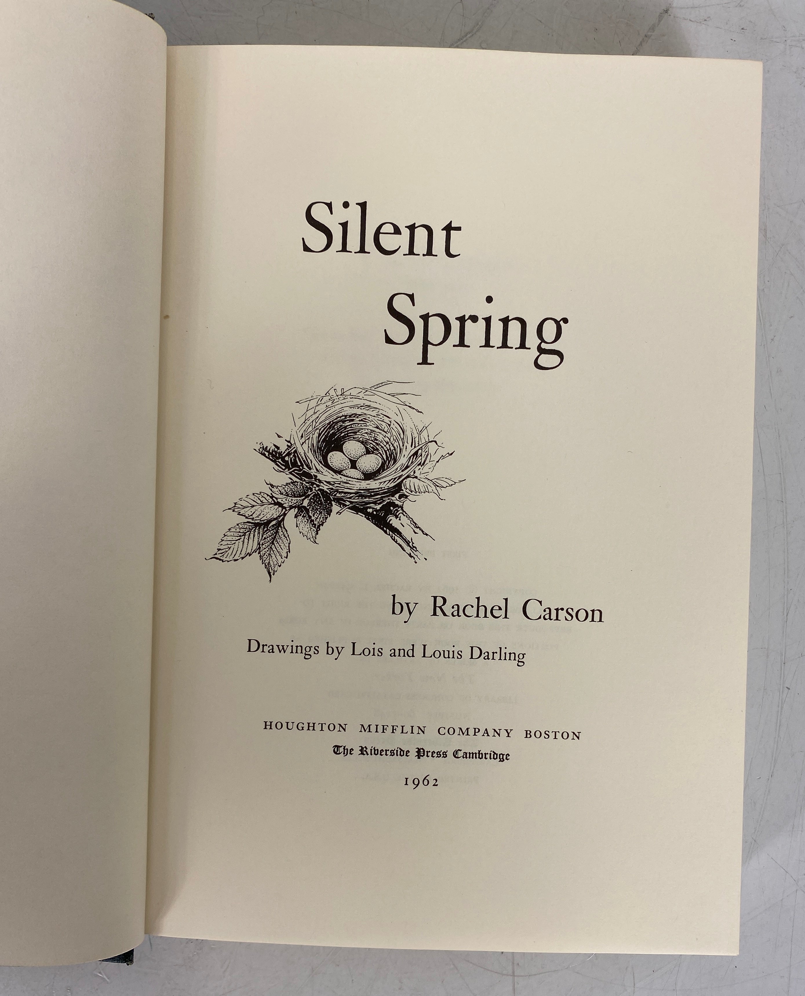 Silent Sprint by Rachel Carson 1962 1st Edition 1st Printing HC DJ