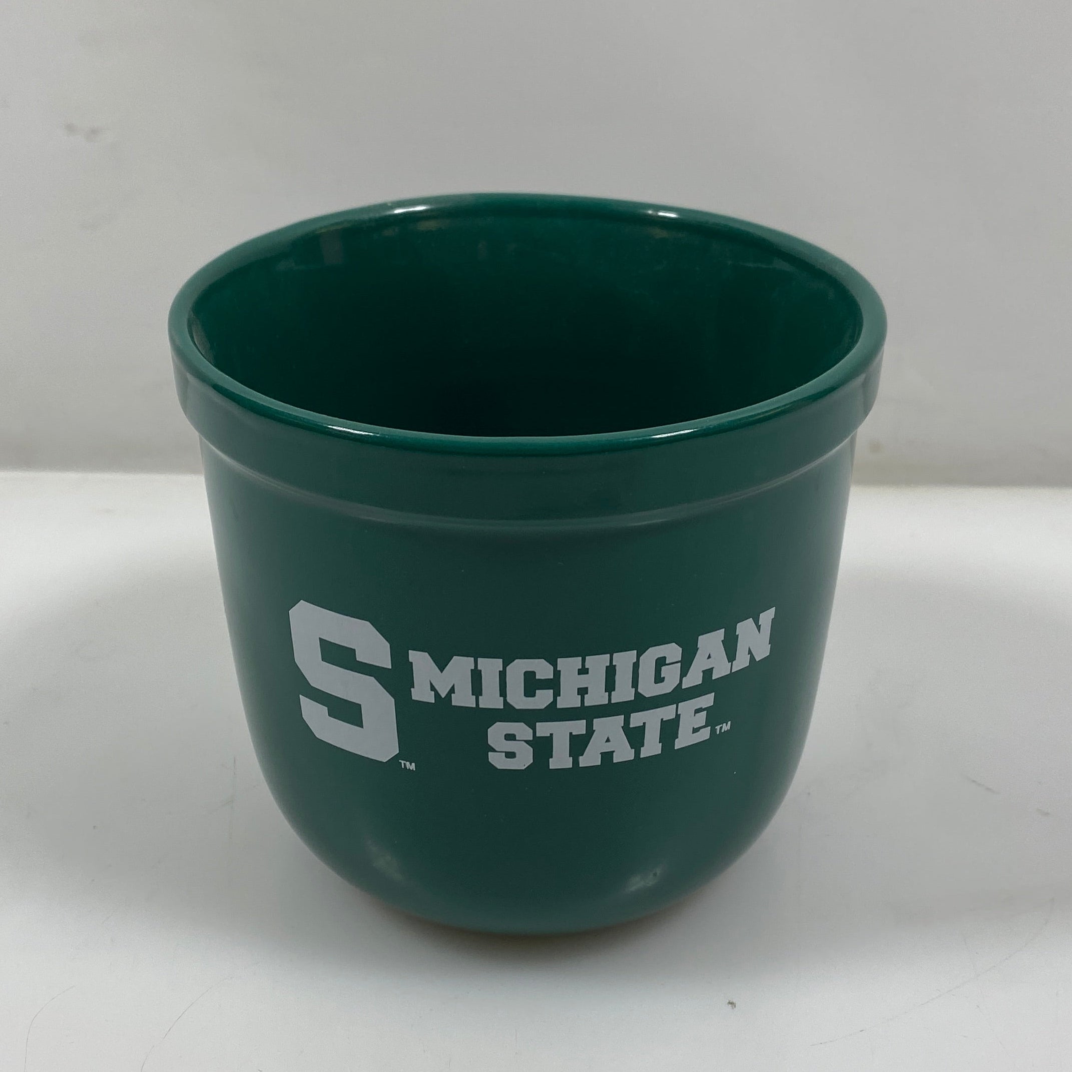 Michigan State Ceramic Plant Vase
